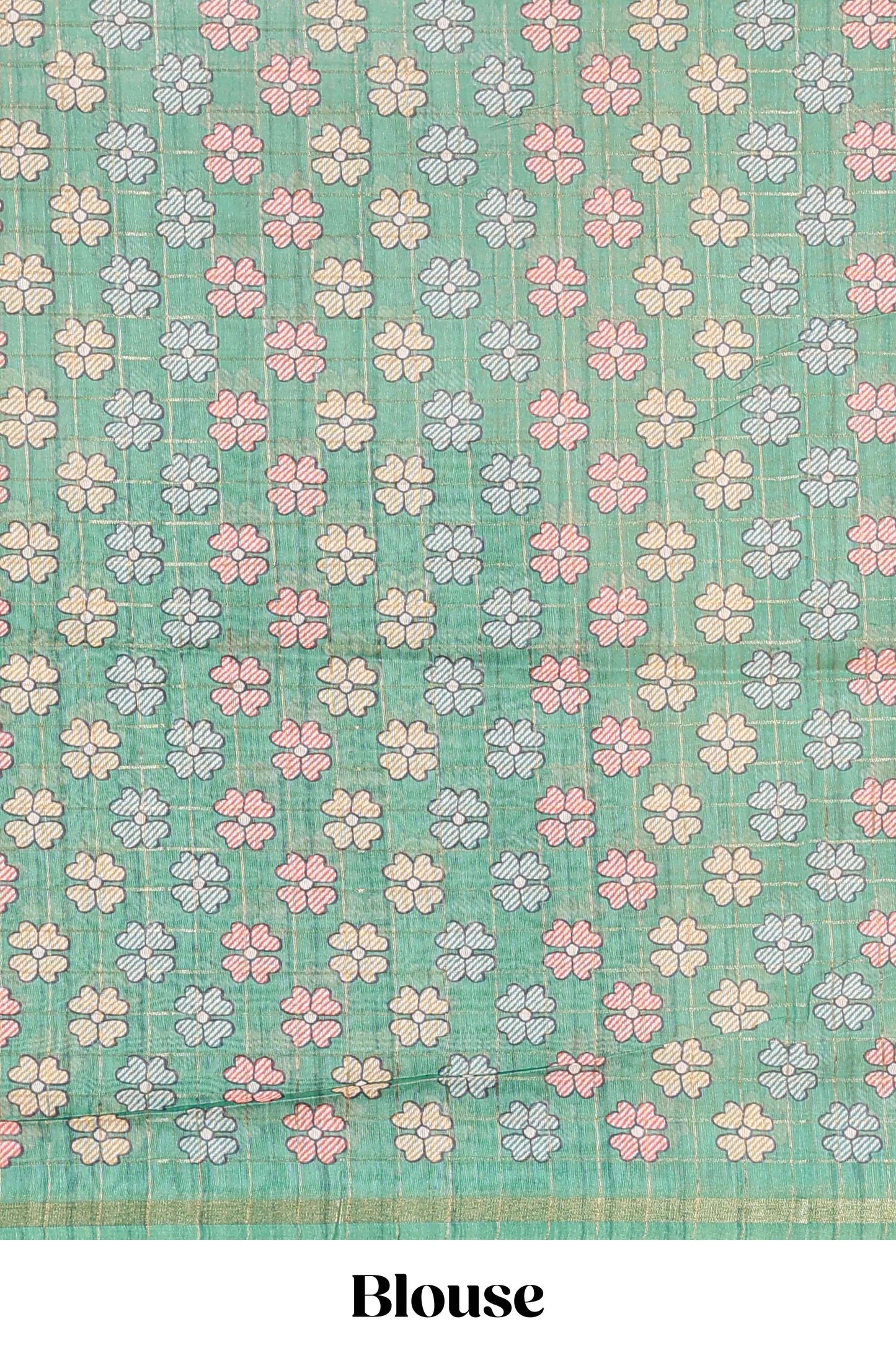 Multicolor chanderi cotton leheriya print saree with madhubani pallu