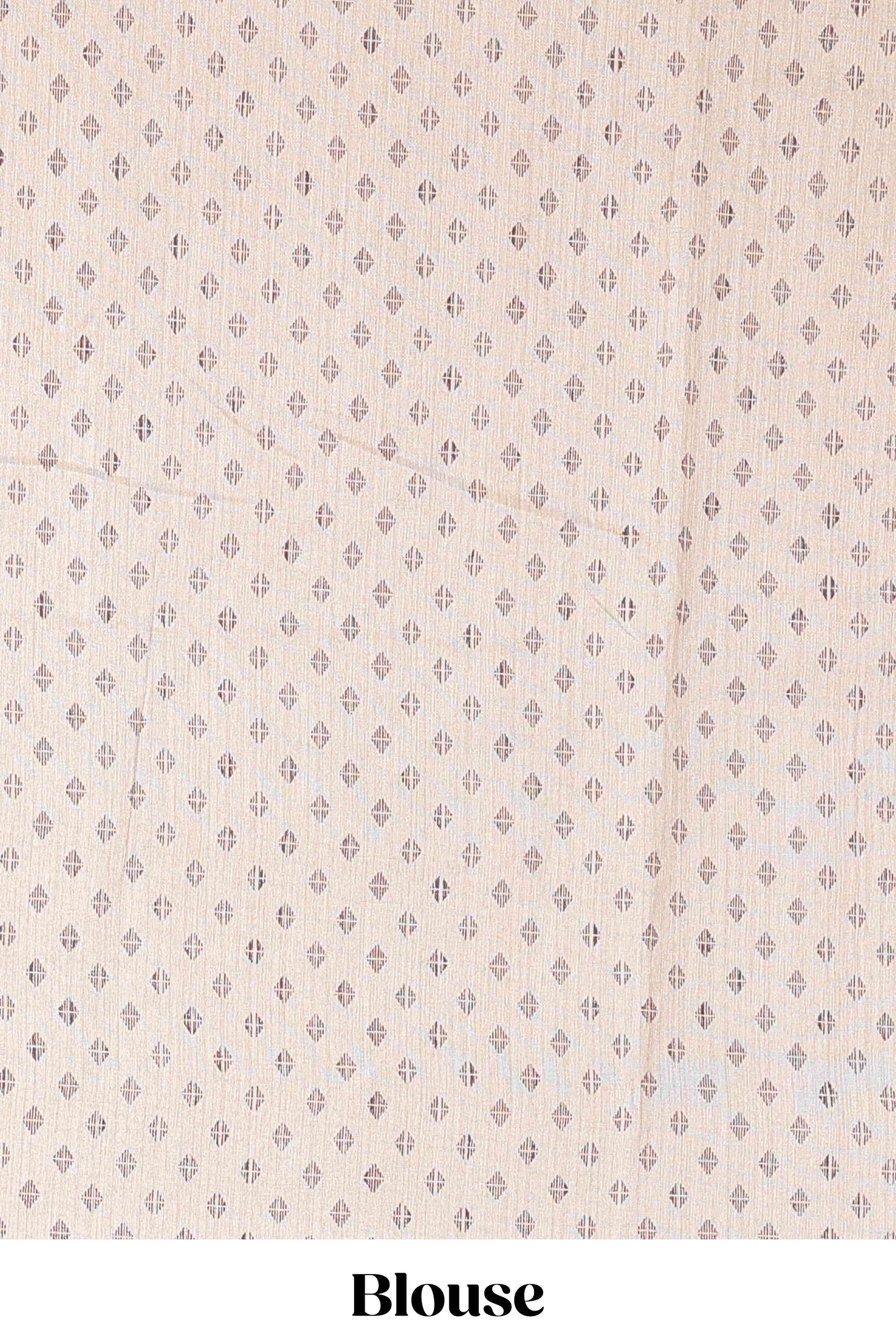 Multi color chanderi cotton saree featuring geometric jaal design and floral vine border