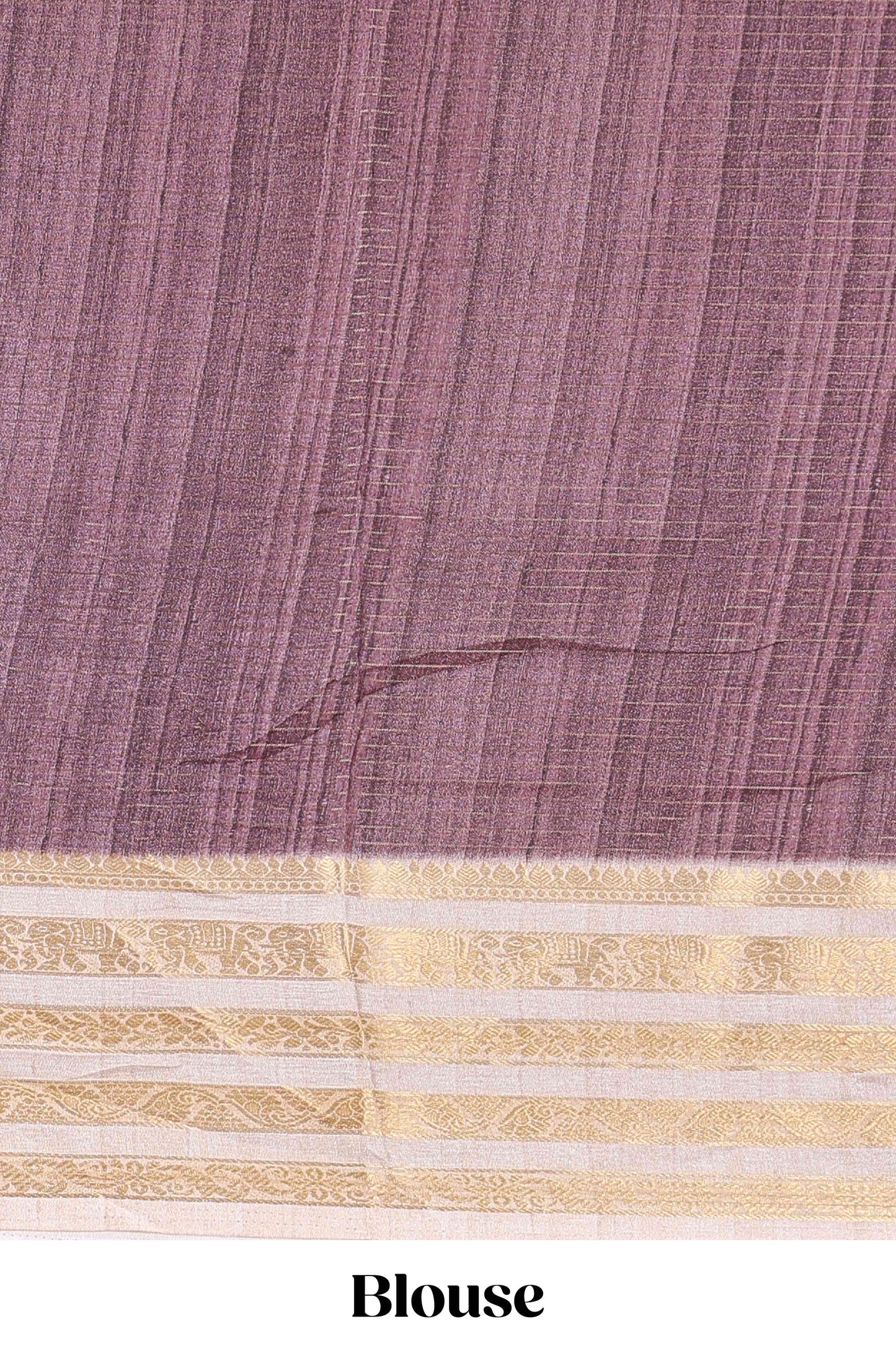 Maroon dola silk saree featuring dot striped design and contrast zari border