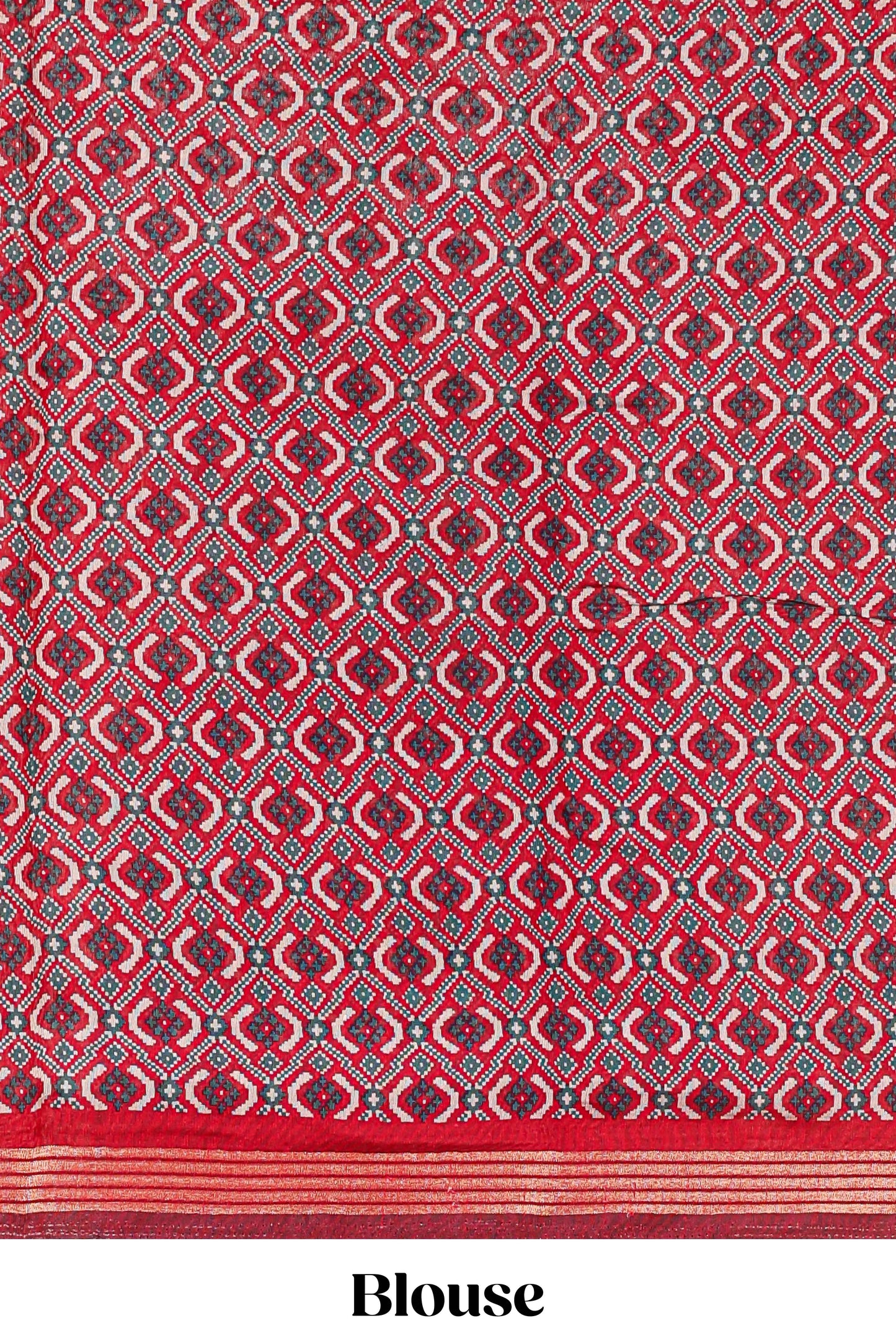 Lavender chanderi cotton saree featuring diagonal stripes and ikkat print pallu