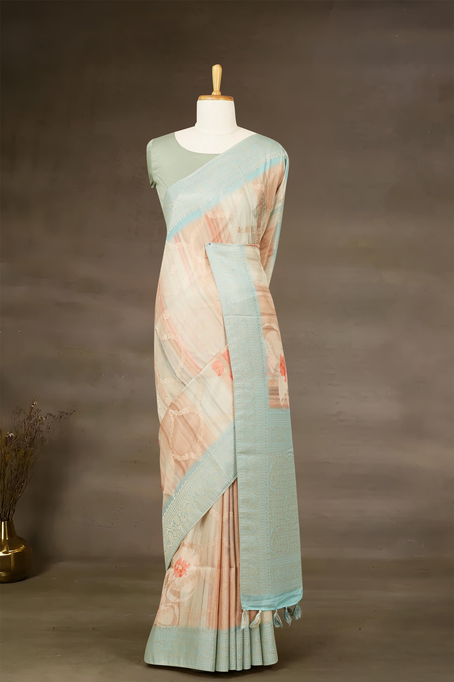 Green Tussar Sarees