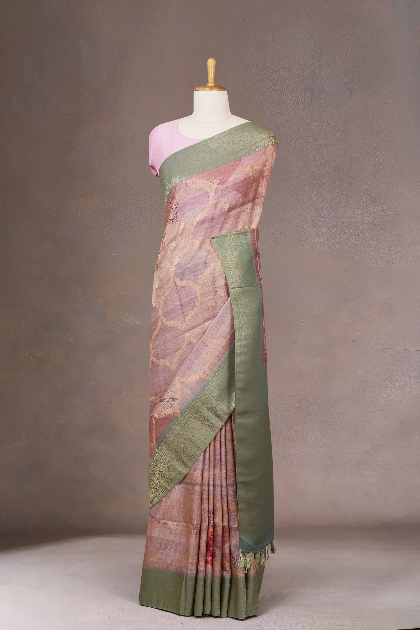 Green Tussar Sarees