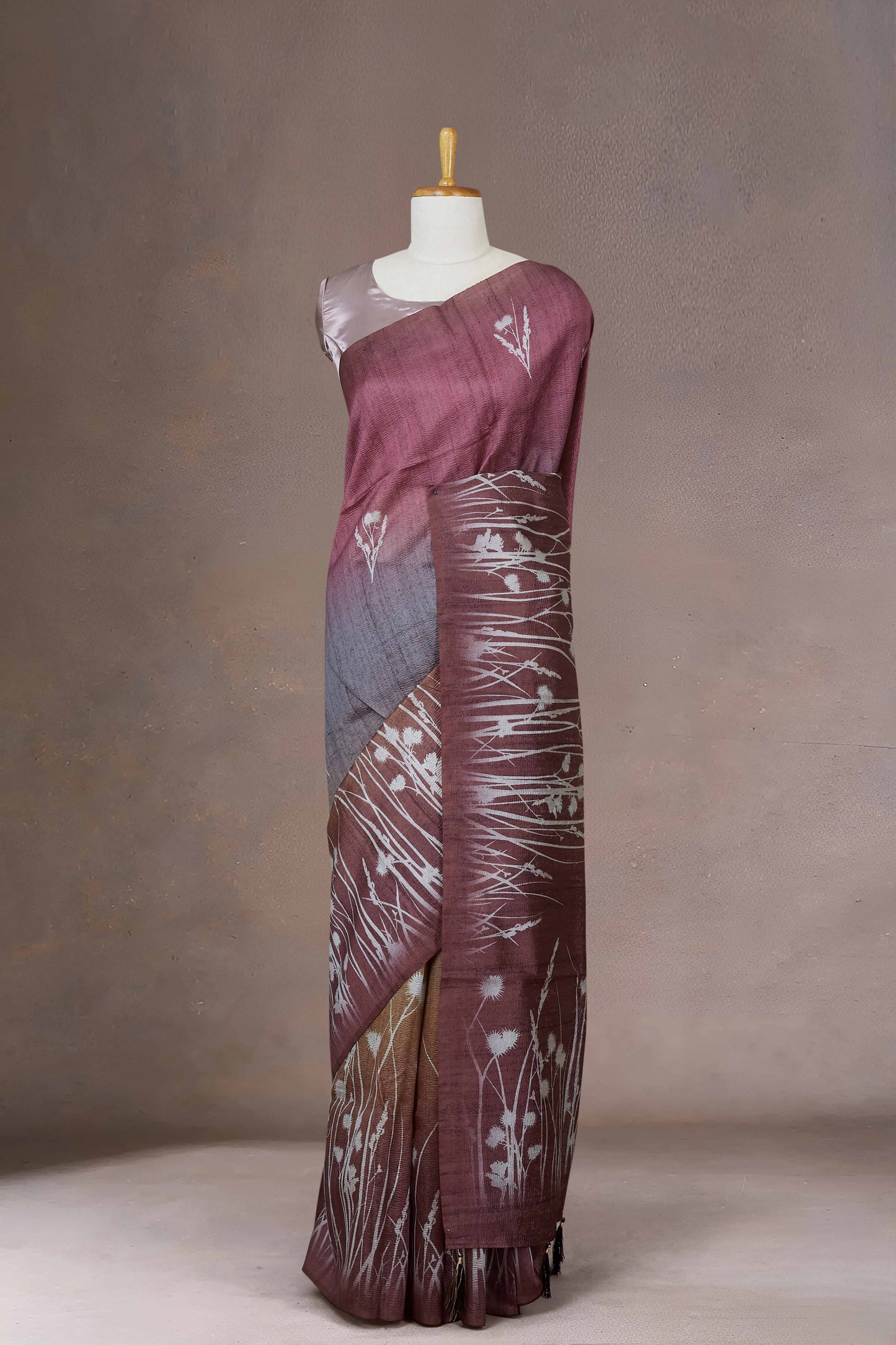 Marun Printed Sarees