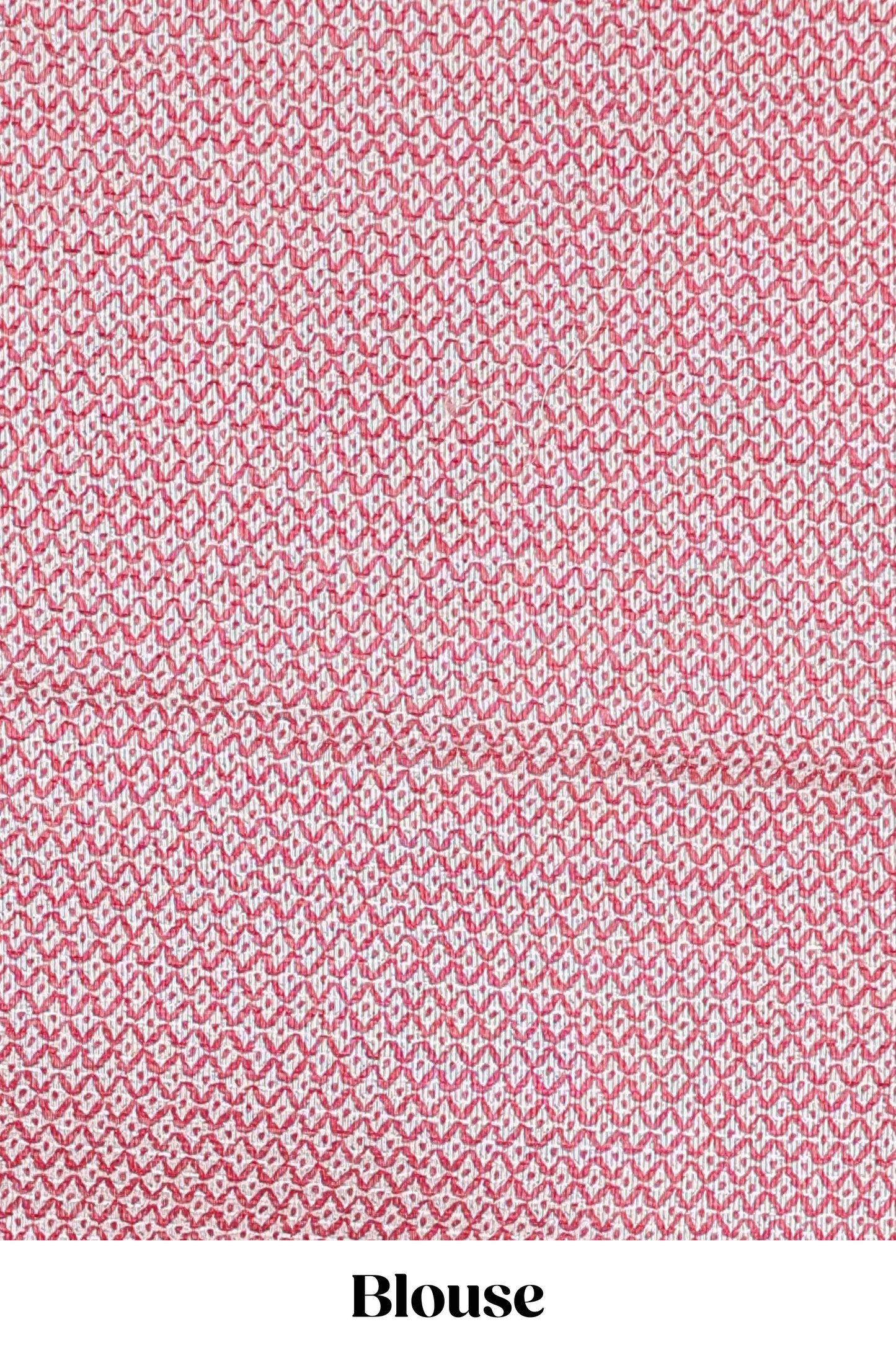 Red kota cotton saree featuring crane bird motif print and contrast pallu