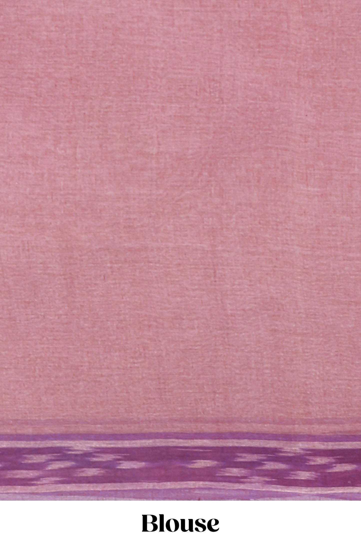 Rosy plum butta design bengal cotton saree with contrast border and matching striped pallu