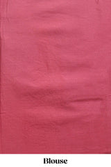 Borderless maroon shibori print mul mul cotton saree with matching blouse