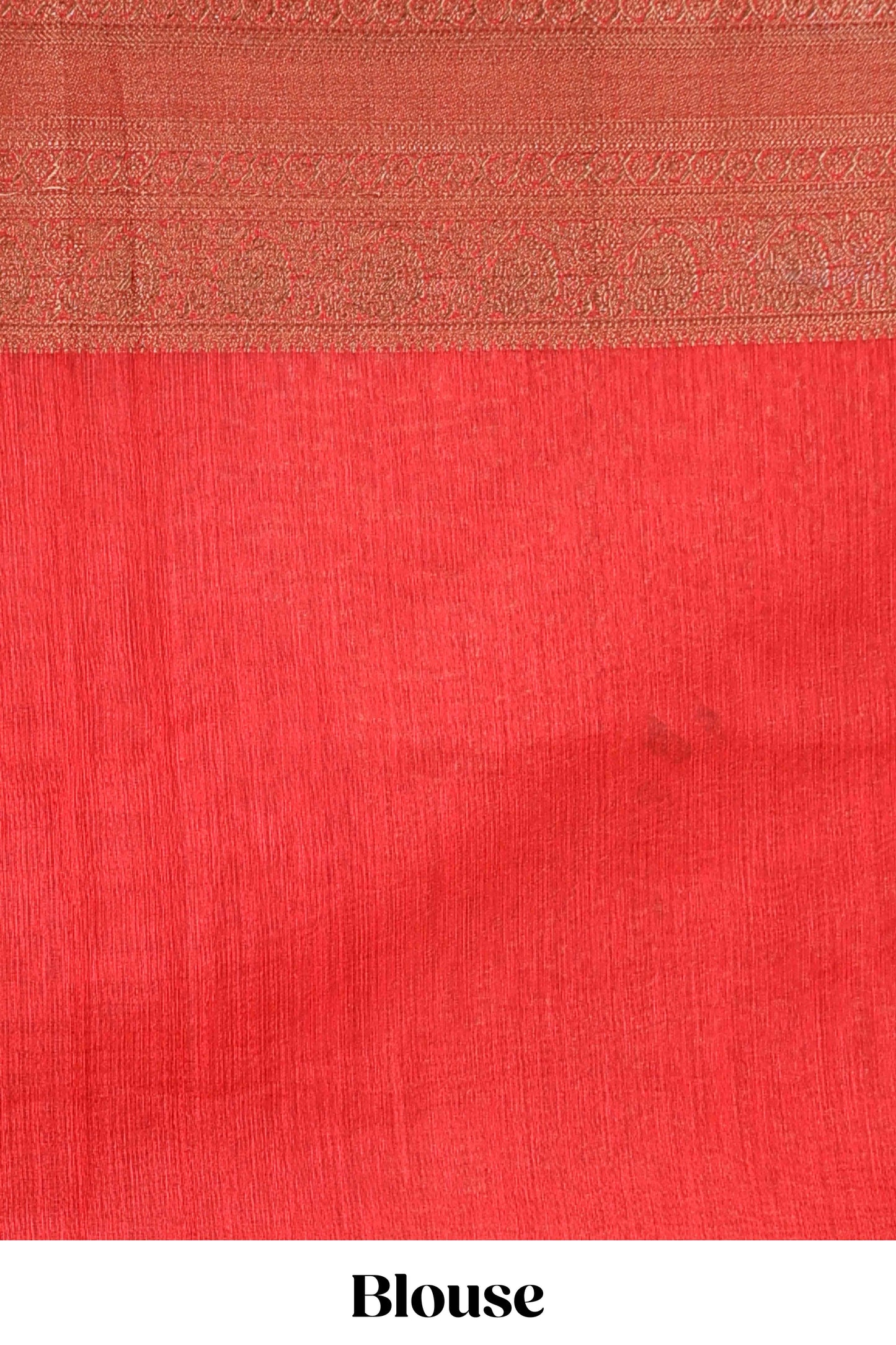 Blue jute cotton saree with contrast zari border and pallu