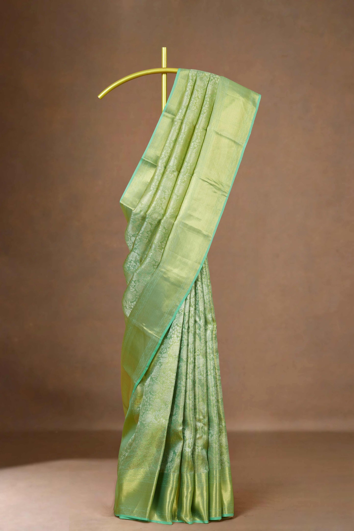 Green Pure Tissue Silk