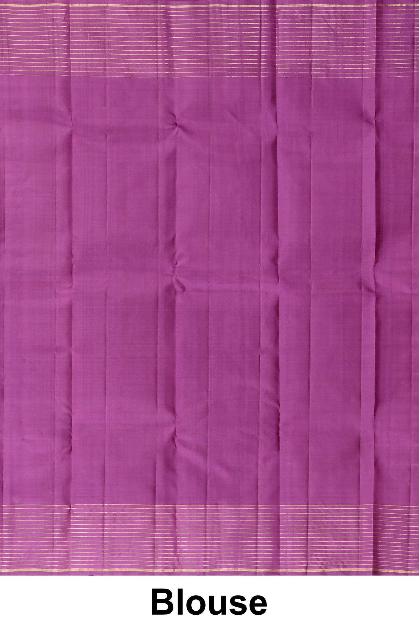 Kanchipuram Vairaoosi and Checks Silk Saree in Lavender Pink with Self-Checks and Matching Border
