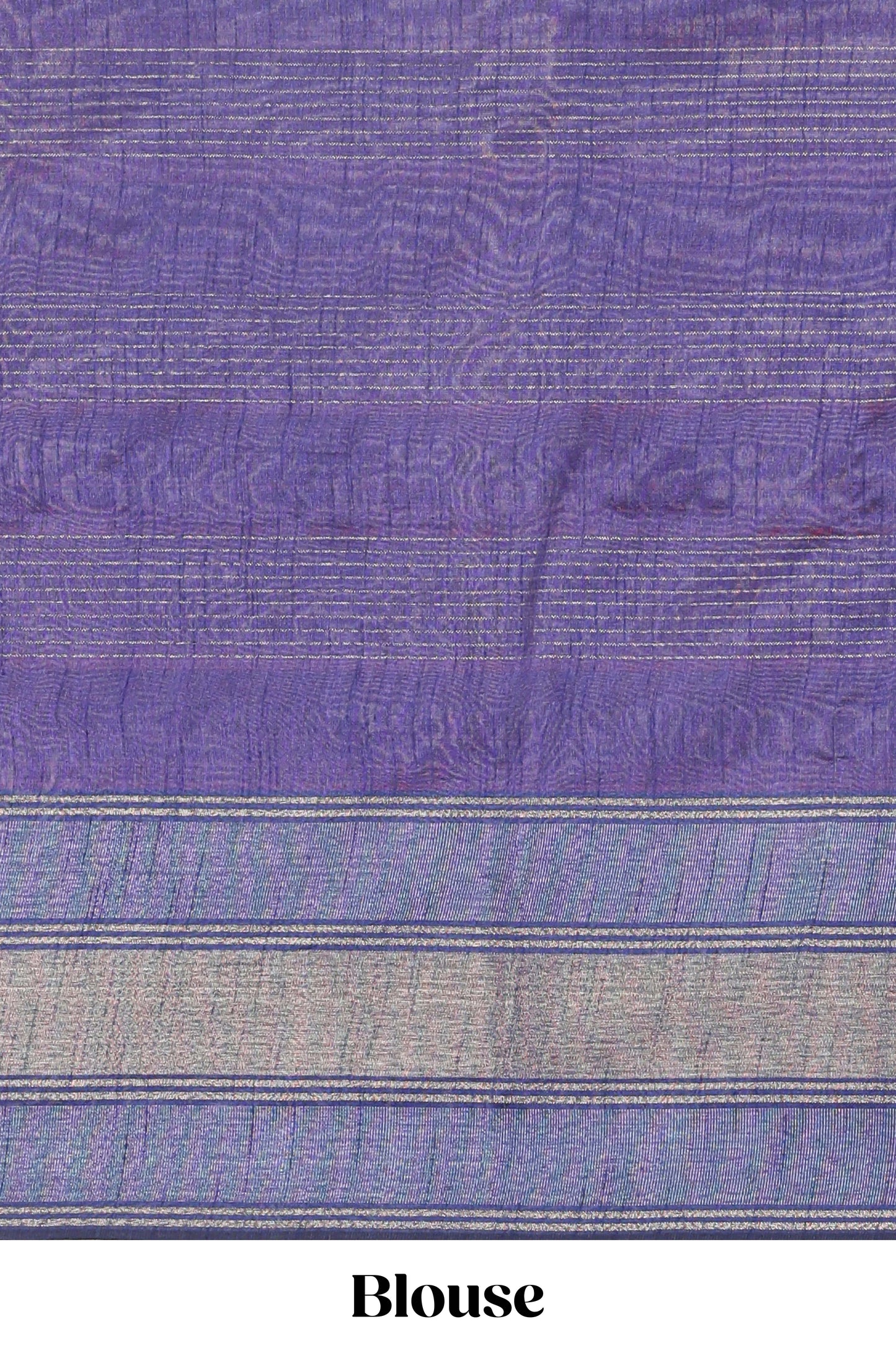 Maroon checked motifs tussar saree with contrast border and striped blouse