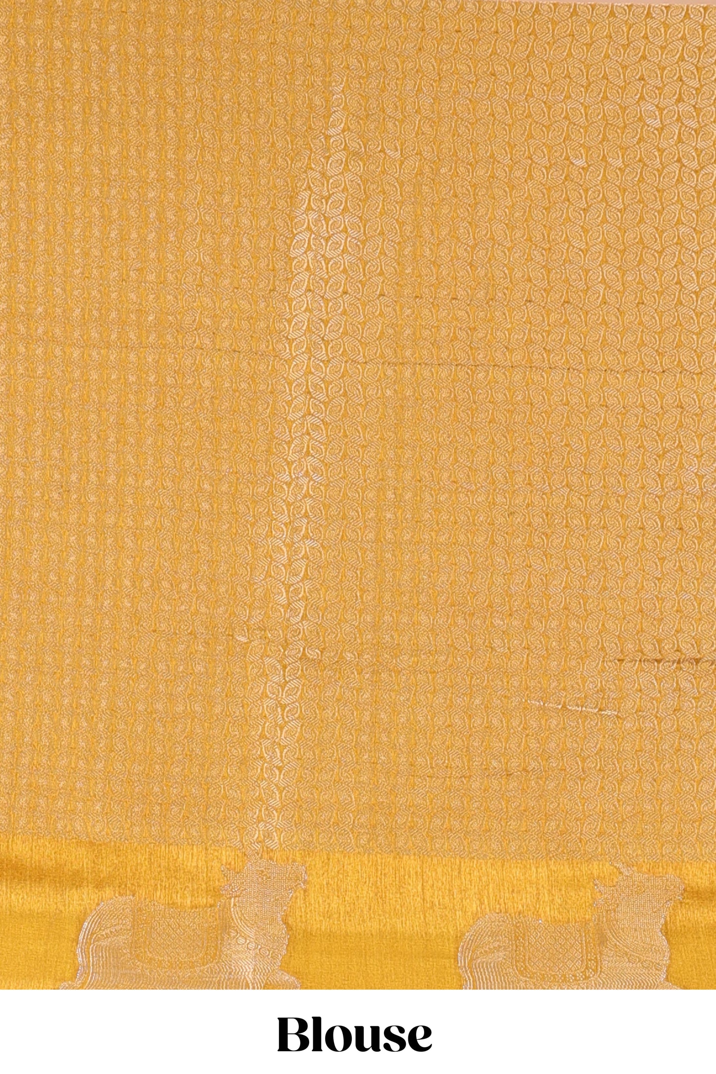 Green dola silk saree with all over zari butta, bendex zari border, rich zari pallu and contrast blouse