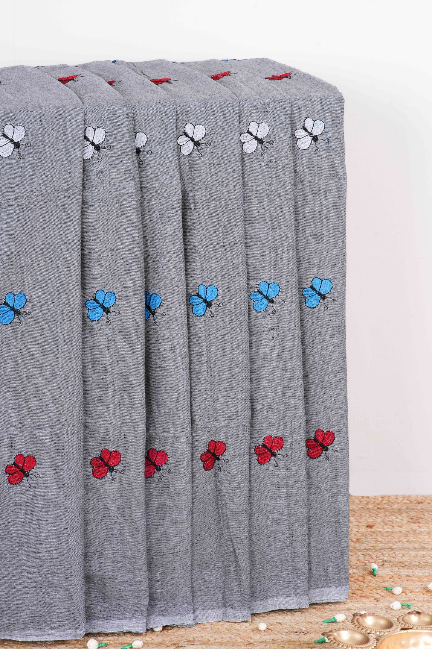Grey Khadi Cotton