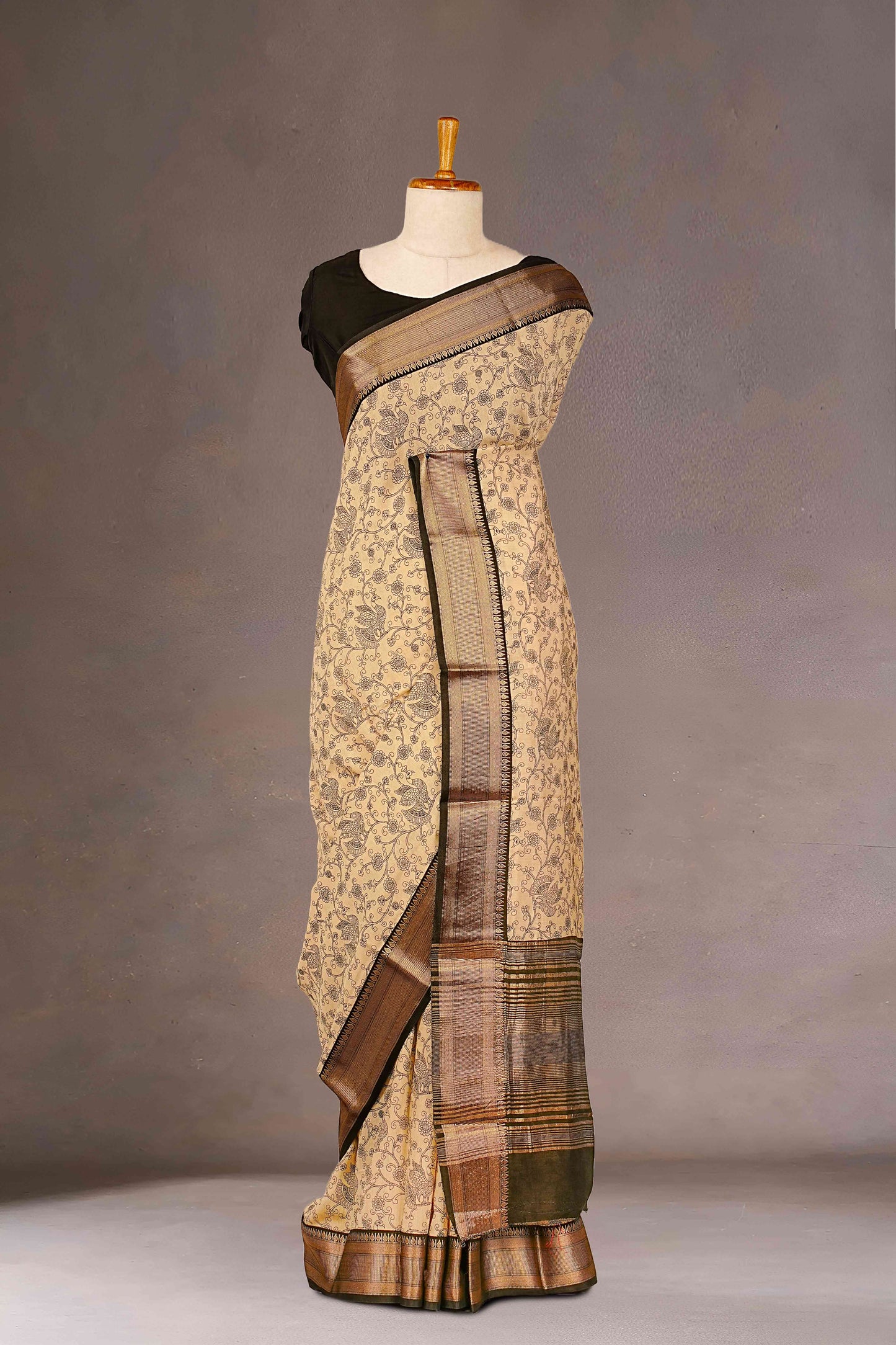 Sandal Tussar Sarees