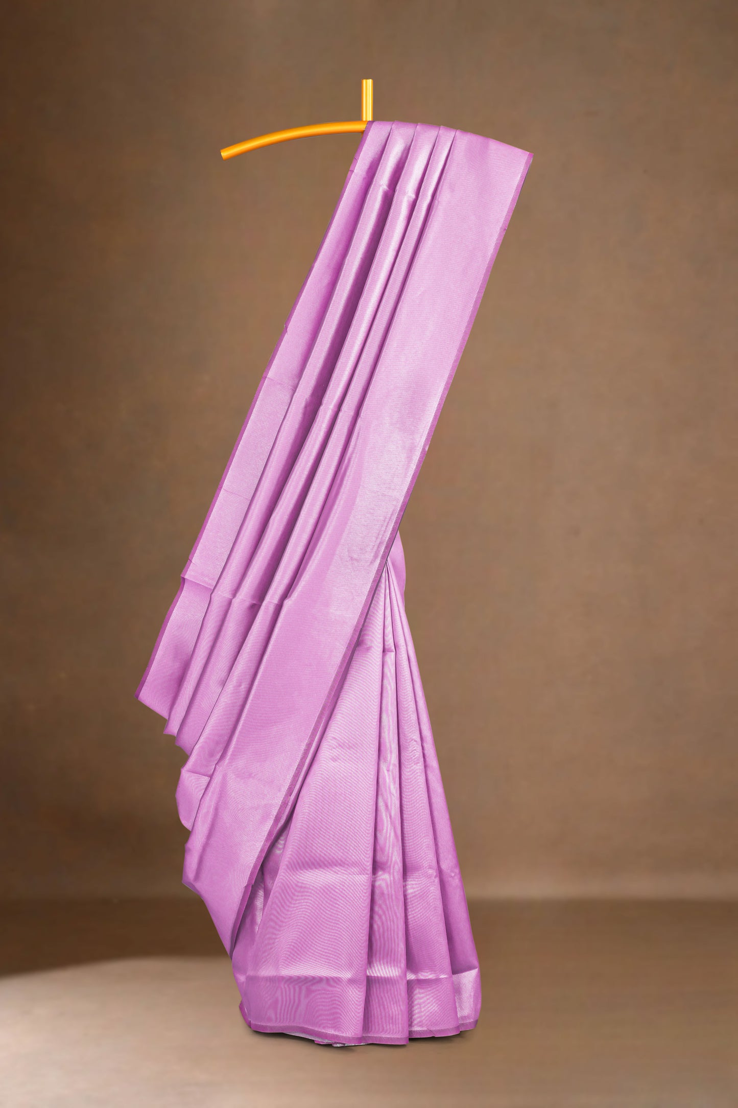 Lavender lichi silk saree