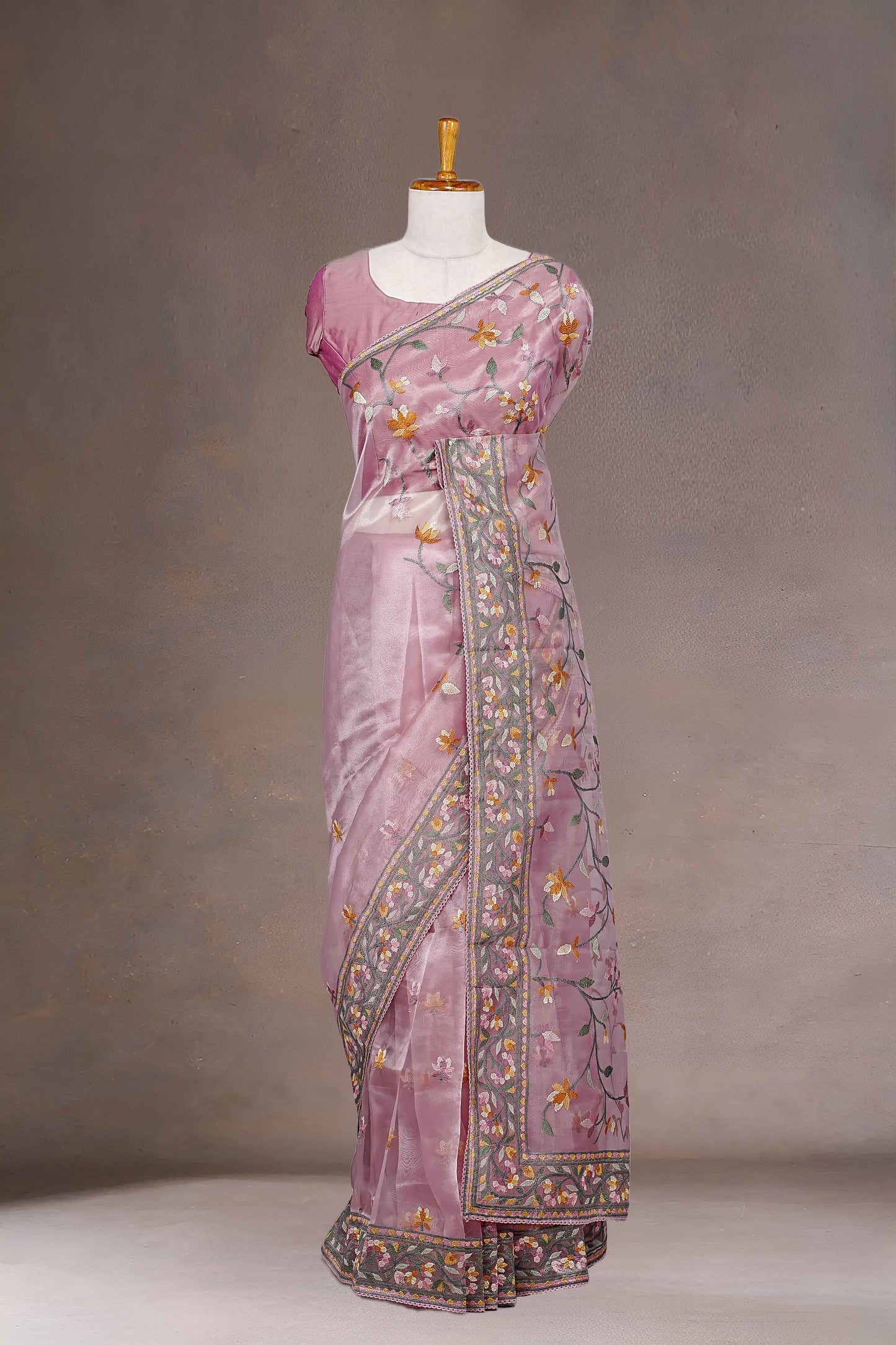 Pink Designer Sarees