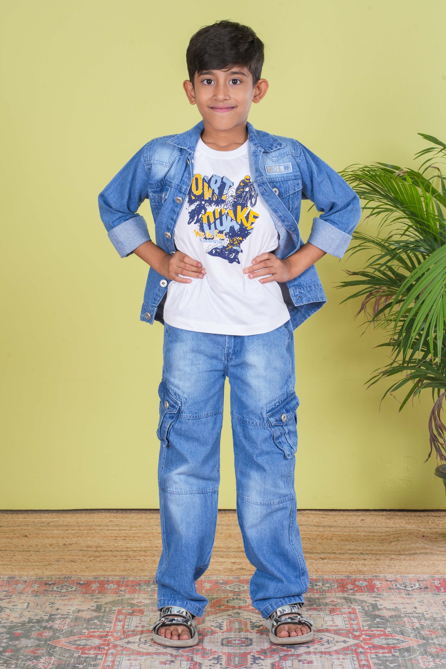 Boy's Denim Co-ord Set