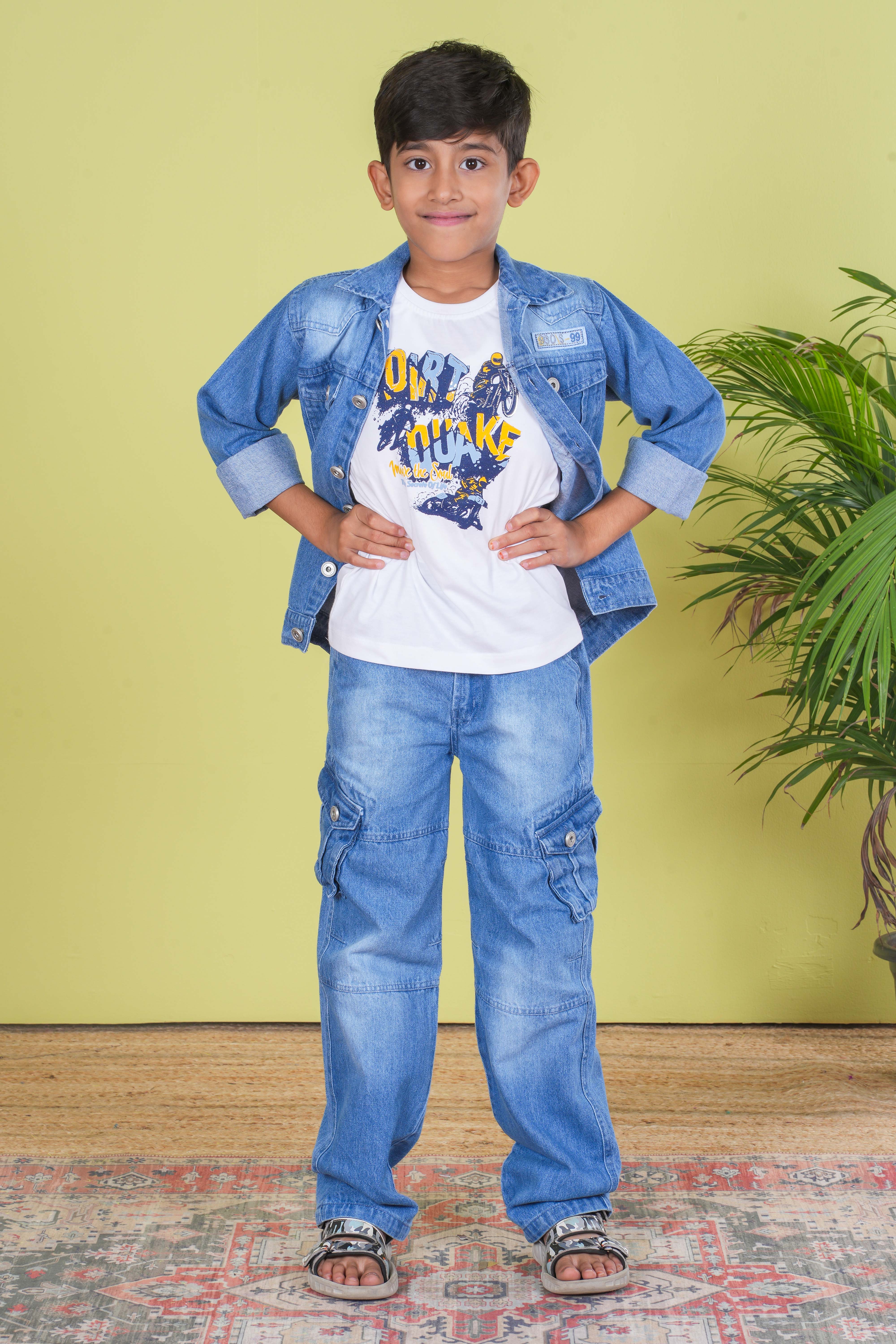 Boy's Denim Co-ord Set