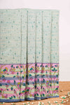 Chirala Cotton Print Sarees Lightweight Subtle Motifs All -Over Body Multi Colour Floral Design Border
