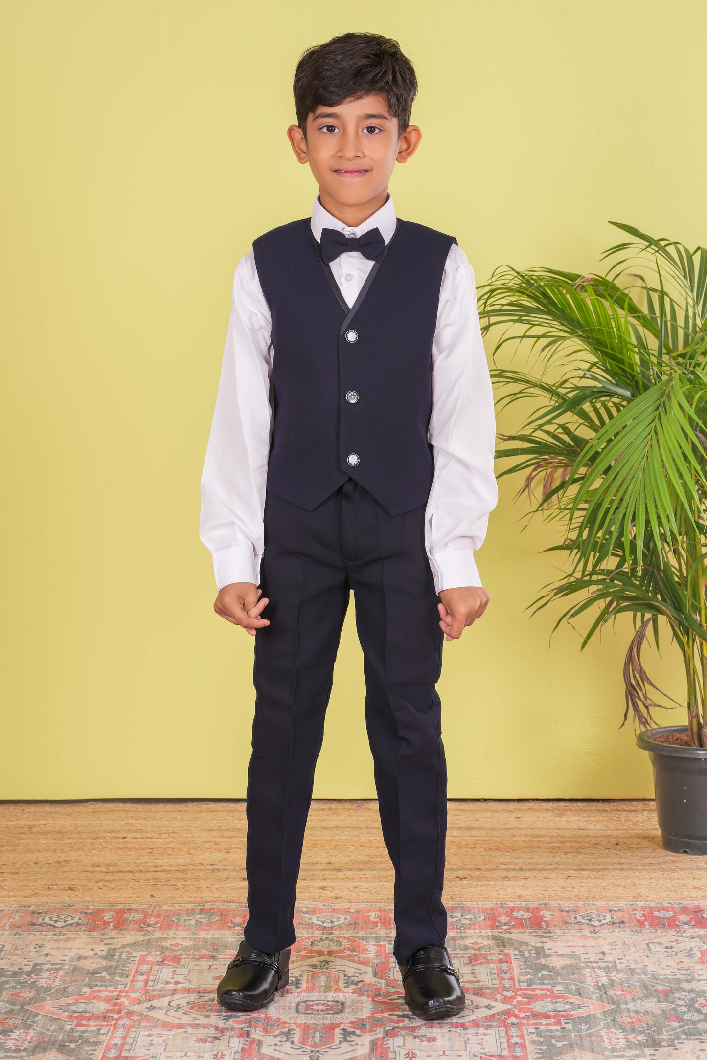 Boy's Designer Coat Suit Set