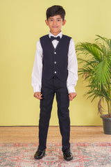 Boy's Designer Coat Suit Set