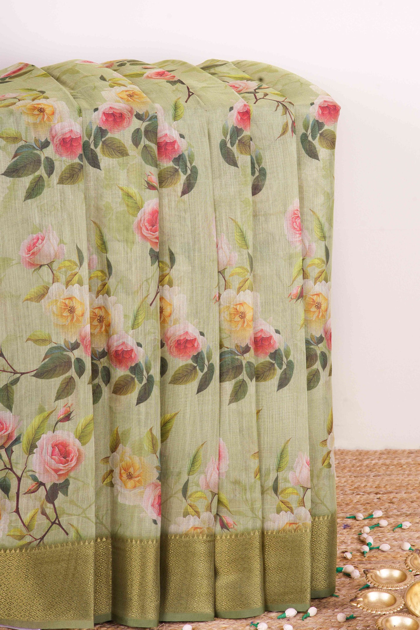 Linen Saree