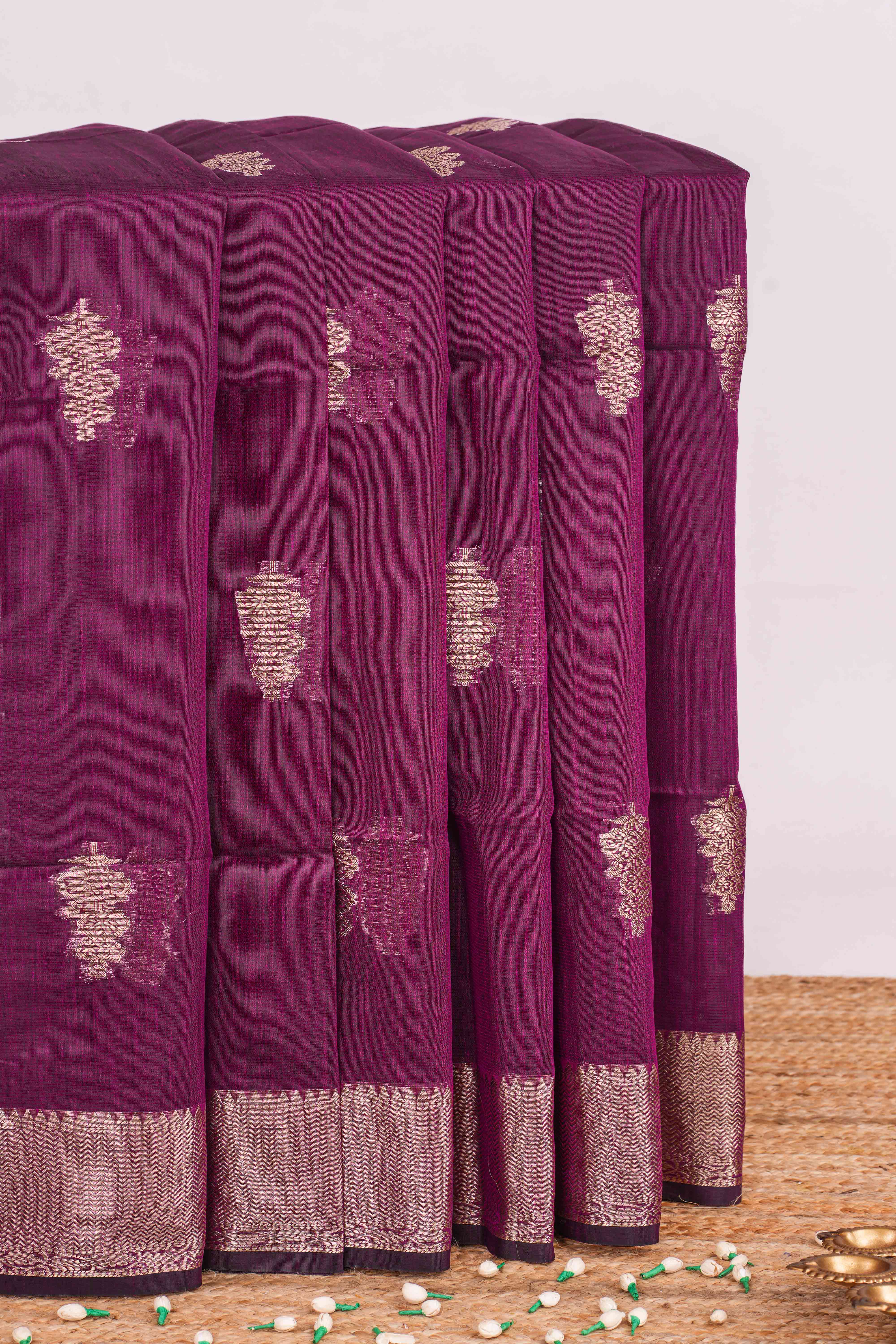 slub cotton saree