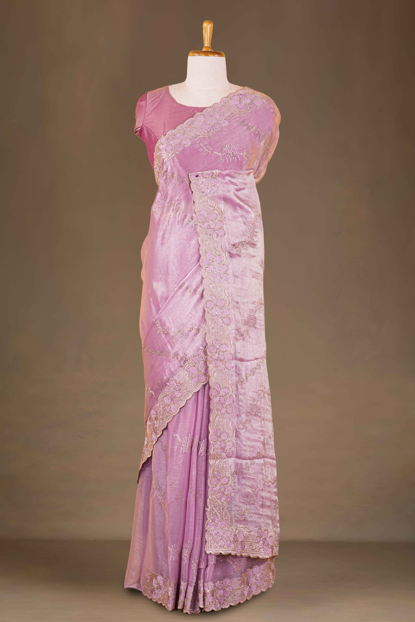 Pink Designer Sarees