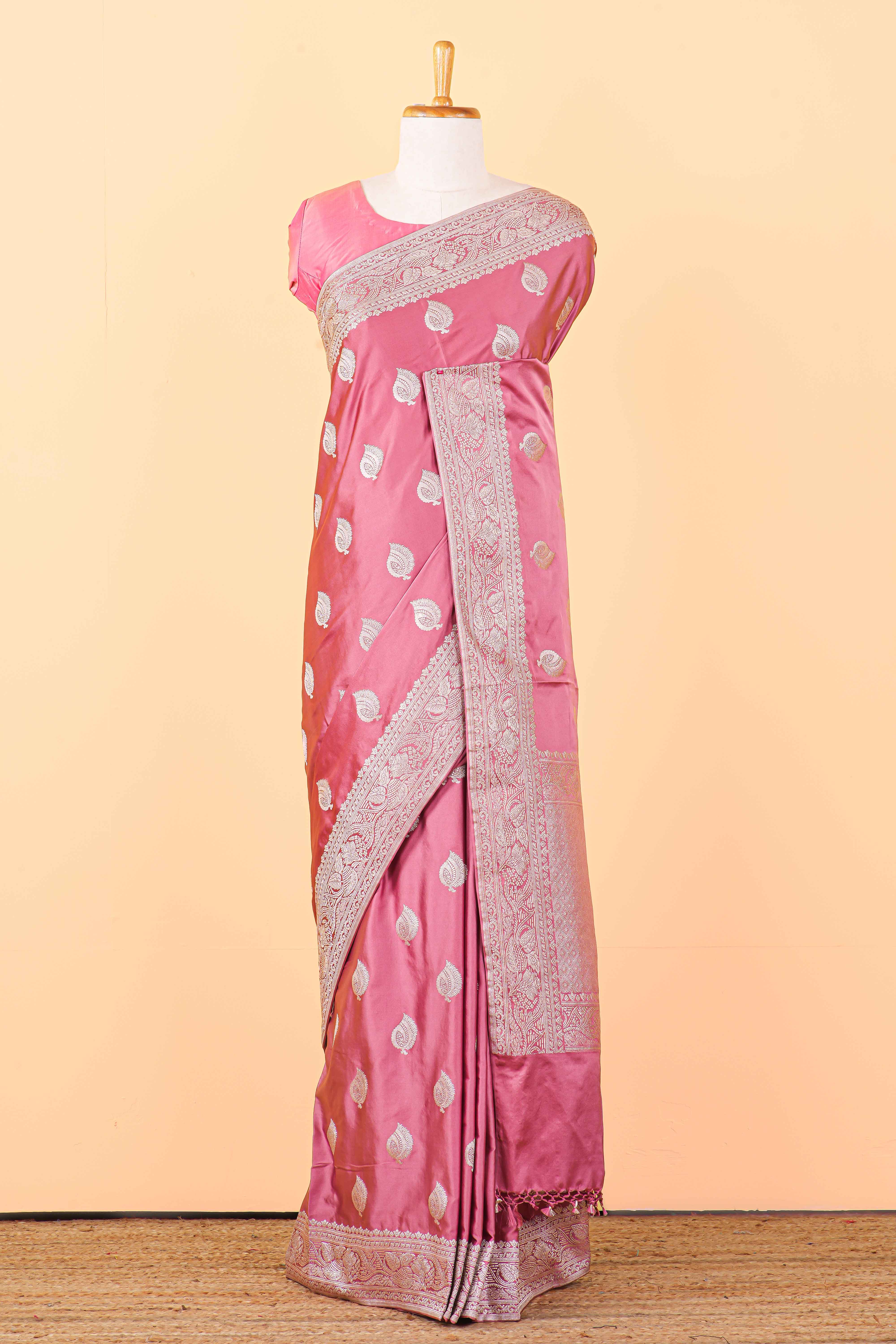 Pink Art Silk