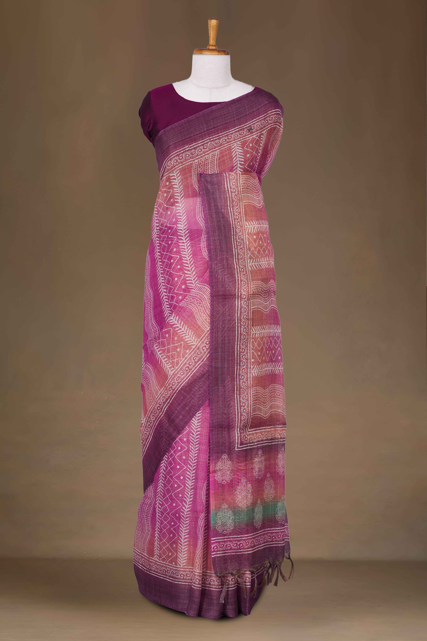 Pink Linen Cotton