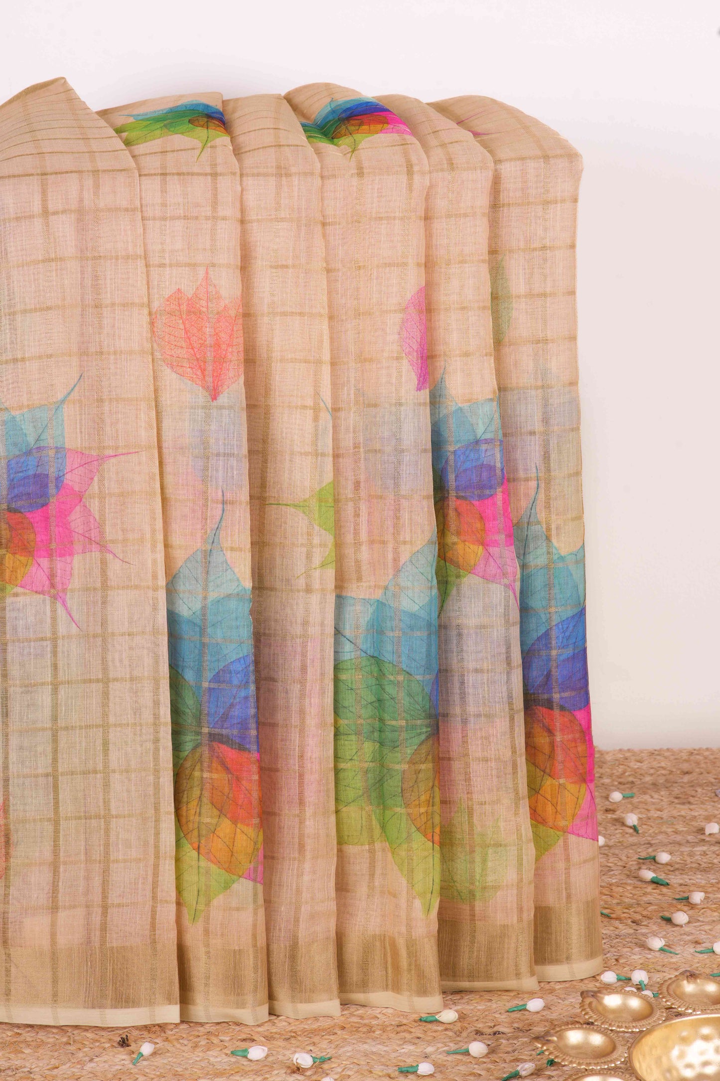 Linen Saree