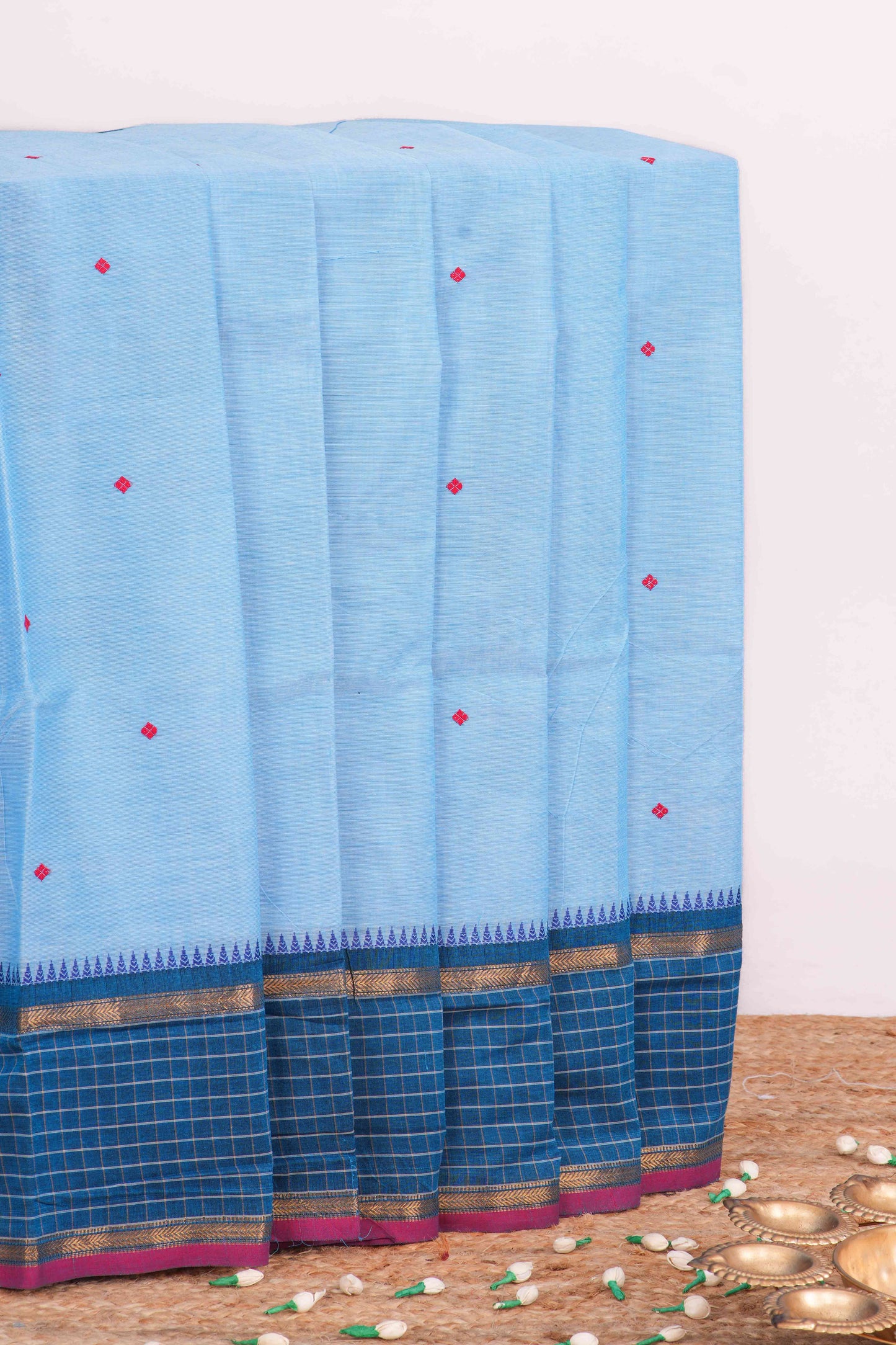 Blue Chettinad Cotton