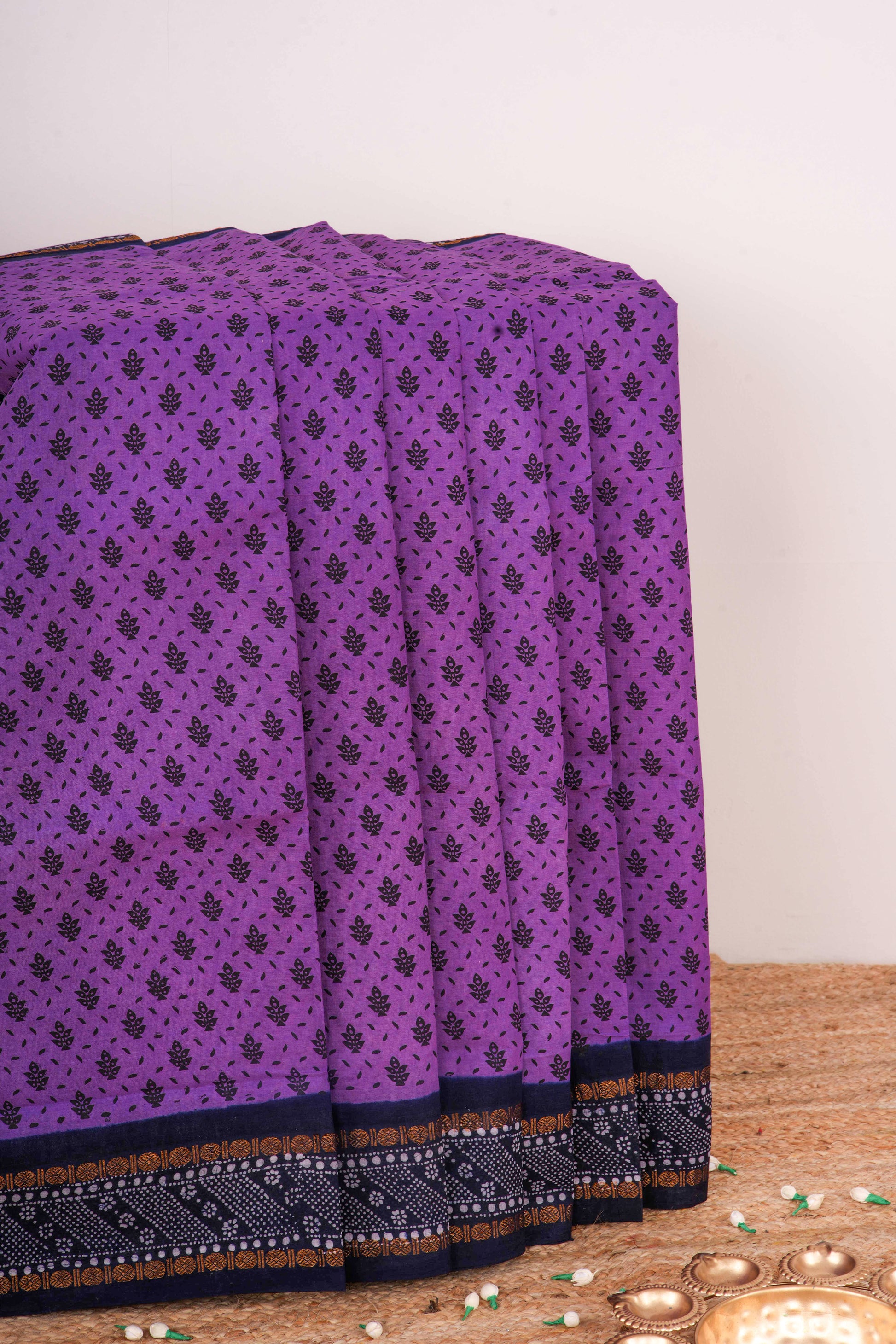 Sungudi Cotton Lavender