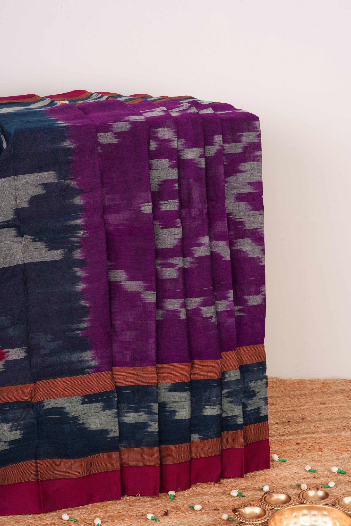 Maroon Bengal Cotton