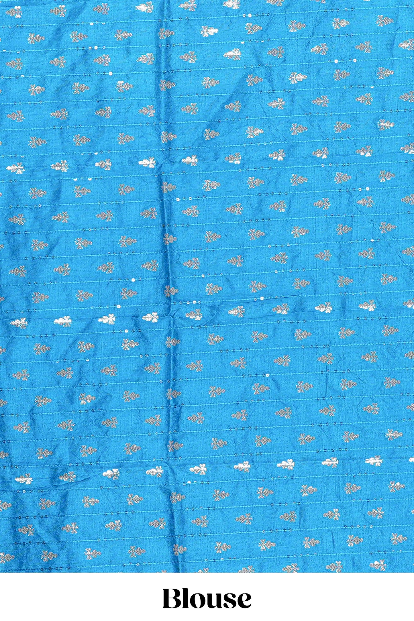 Violet marsh mallow saree with elephant butta and zari border, comes with contrast zari butta blouse