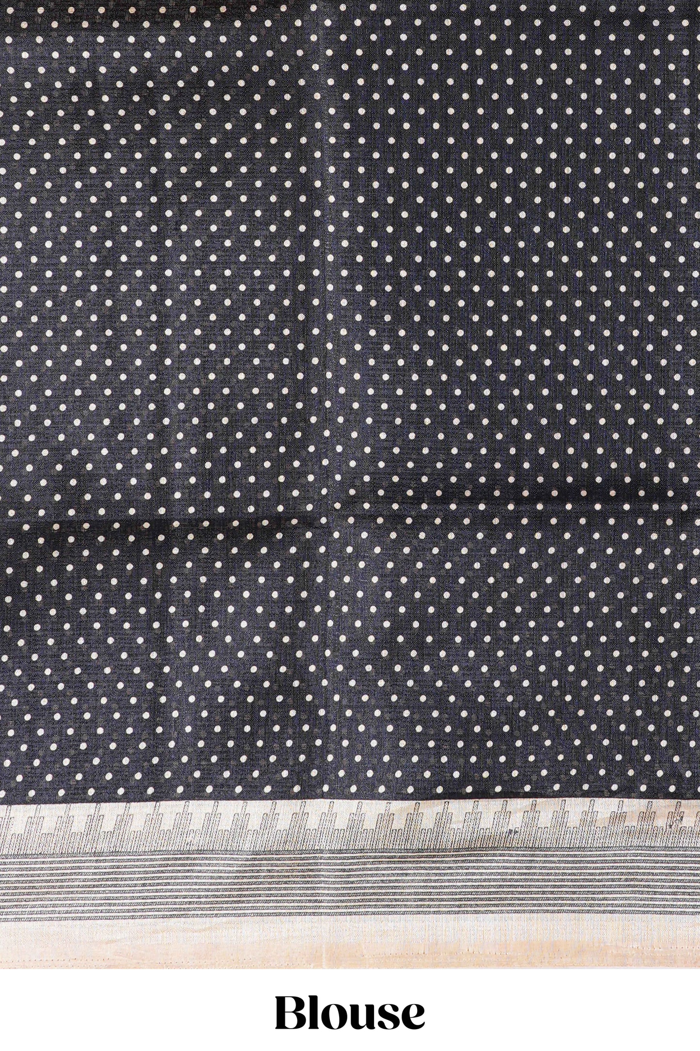 Sandal khadi cotton saree with warli print design on body and pallu