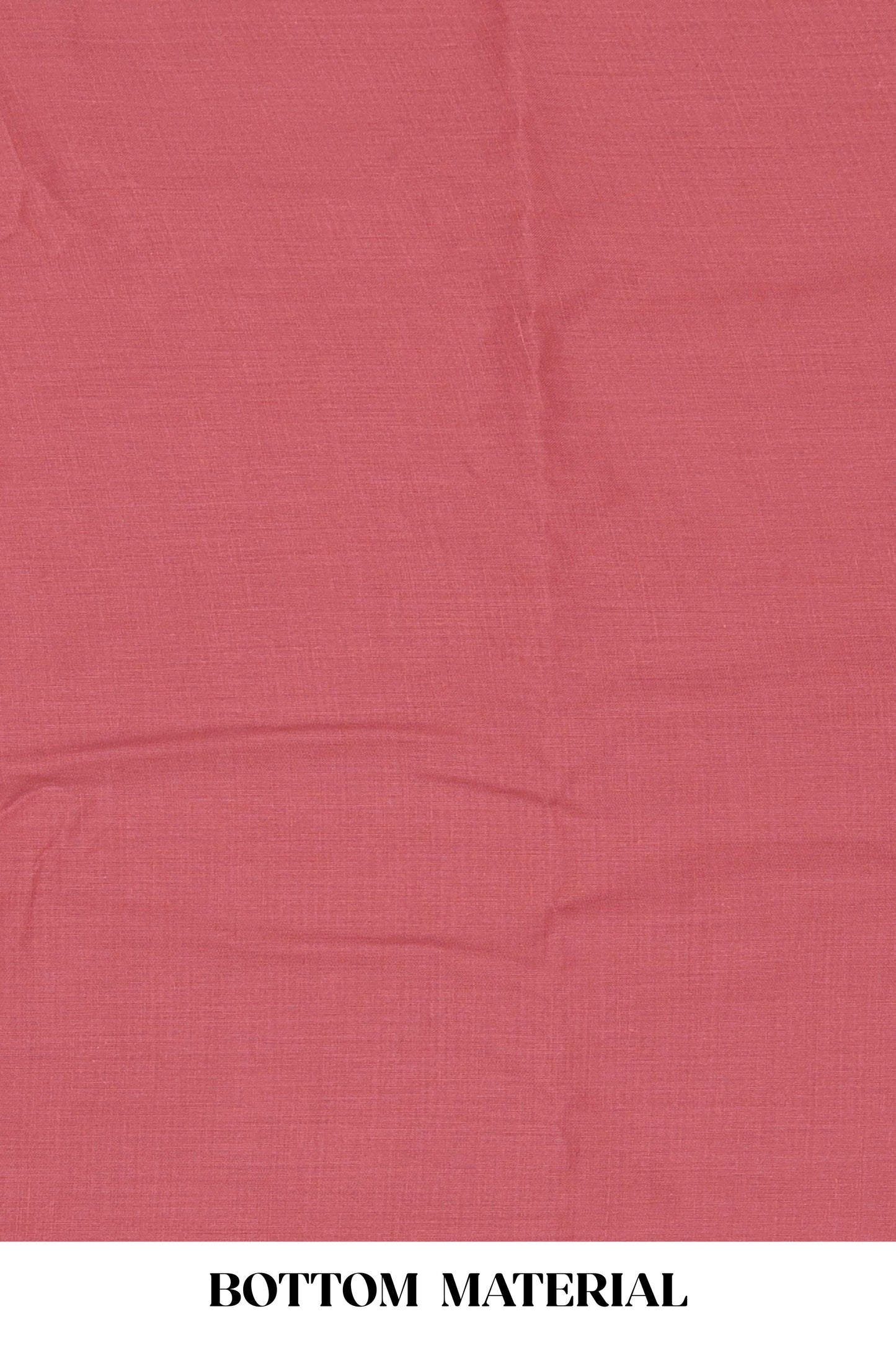 Light red cotton embroidered chudidhar material with bottom and striped dupatta