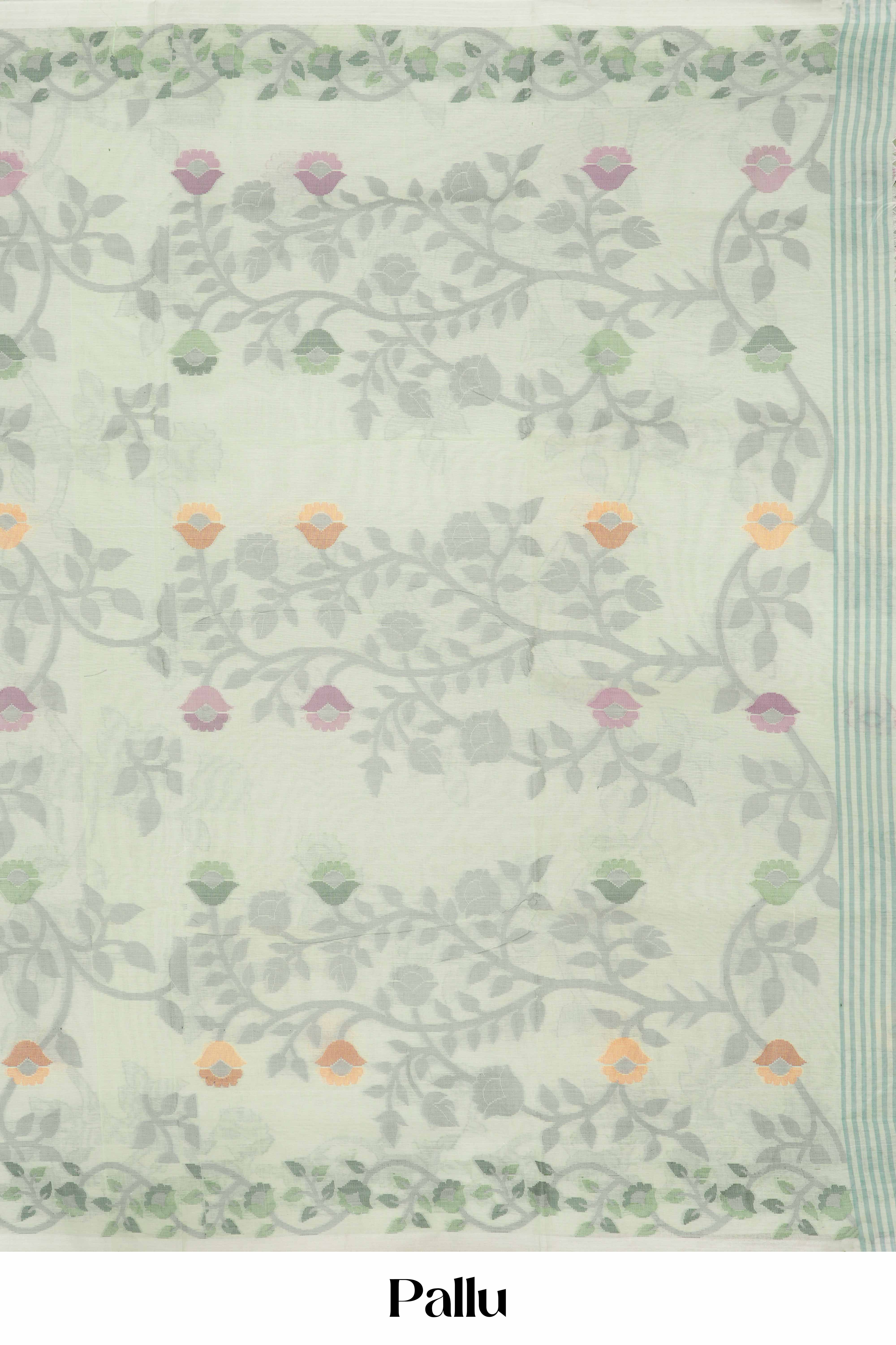 Bengal Cotton With Thread Butta