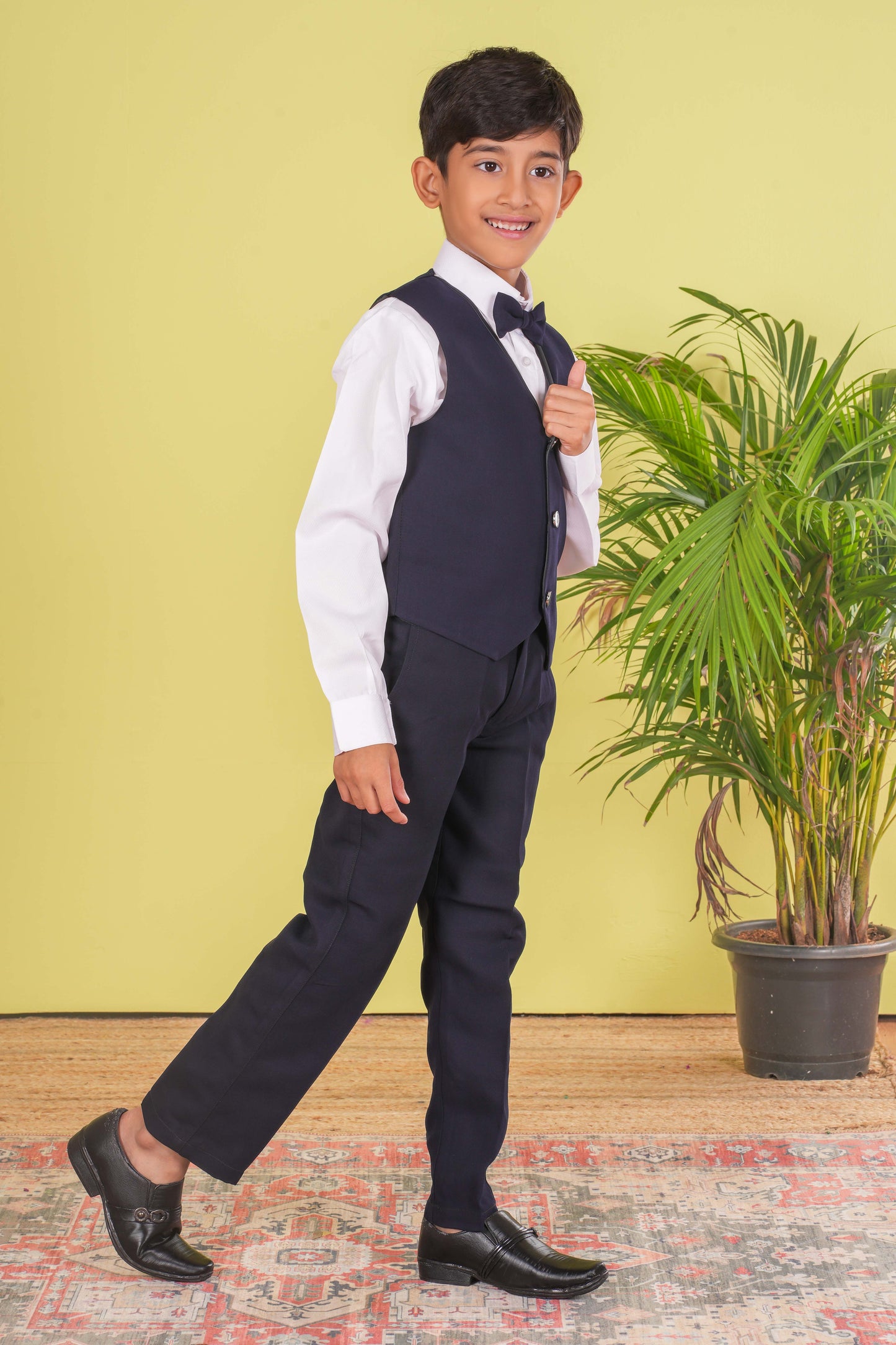 Boy's Designer Coat Suit Set