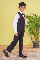 Boy's Designer Coat Suit Set