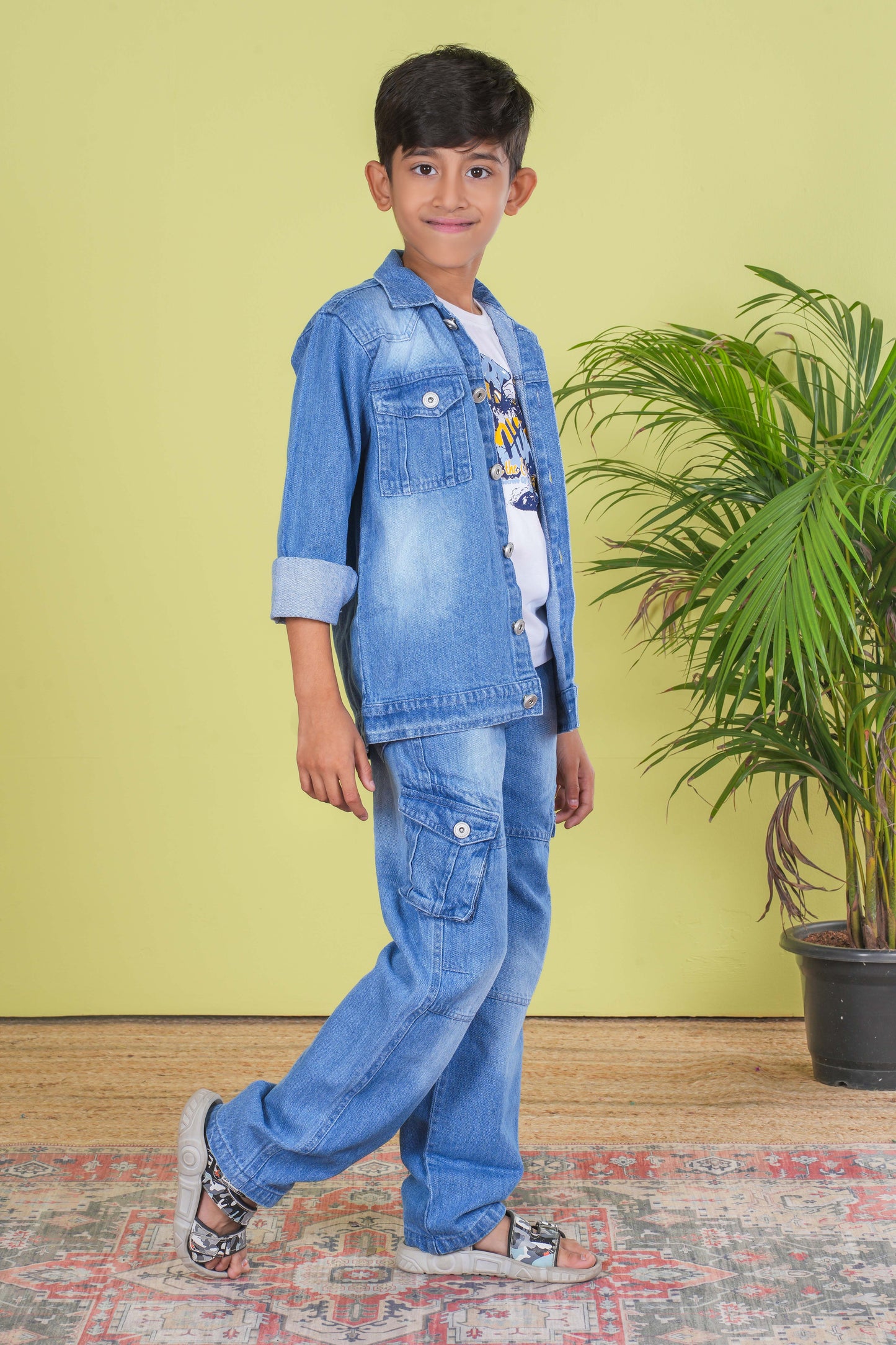 Boy's Denim Co-ord Set