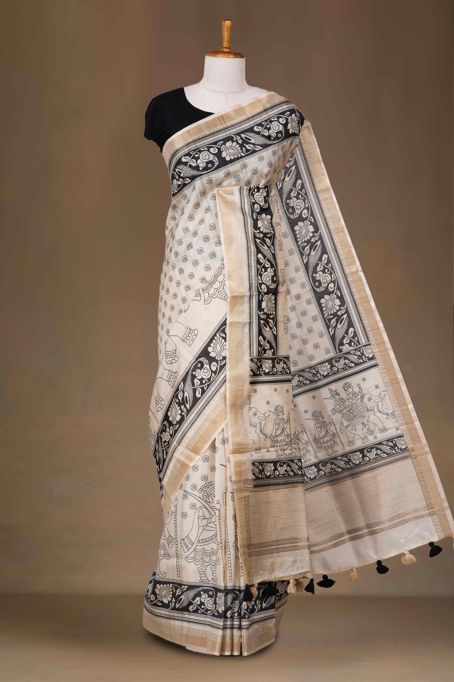 Tussar Cotton