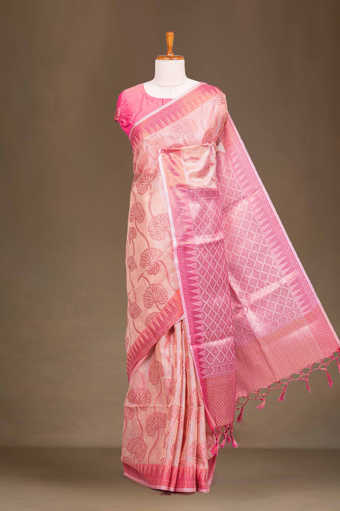 linen Tissue Sarees