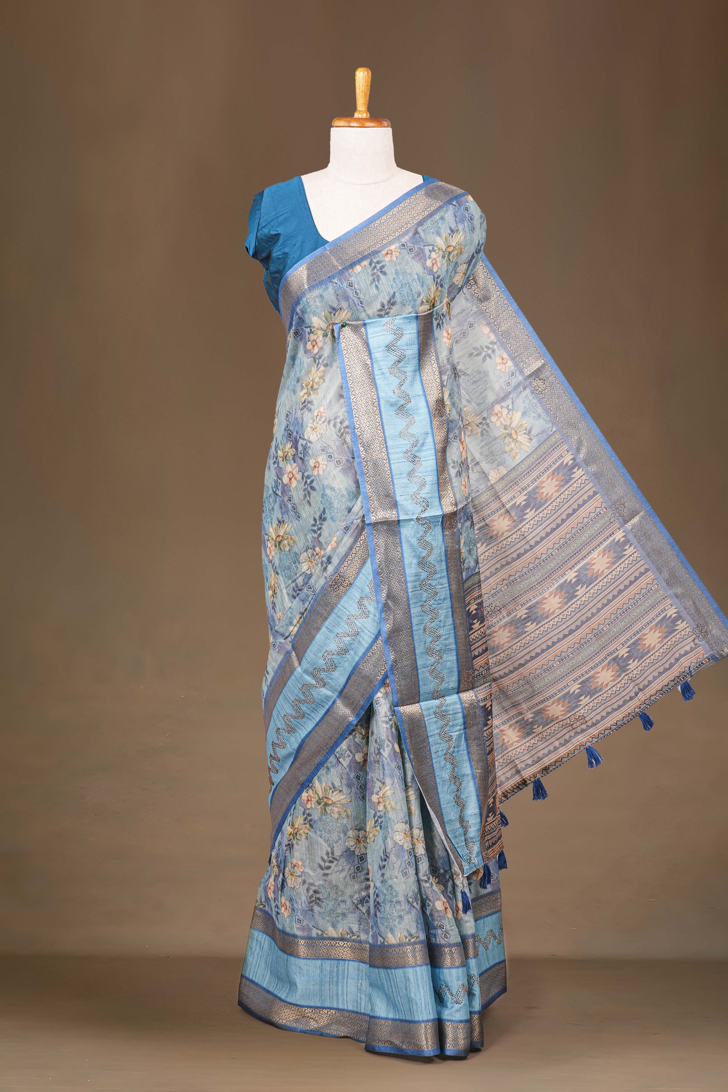Linen Tissue Sarees