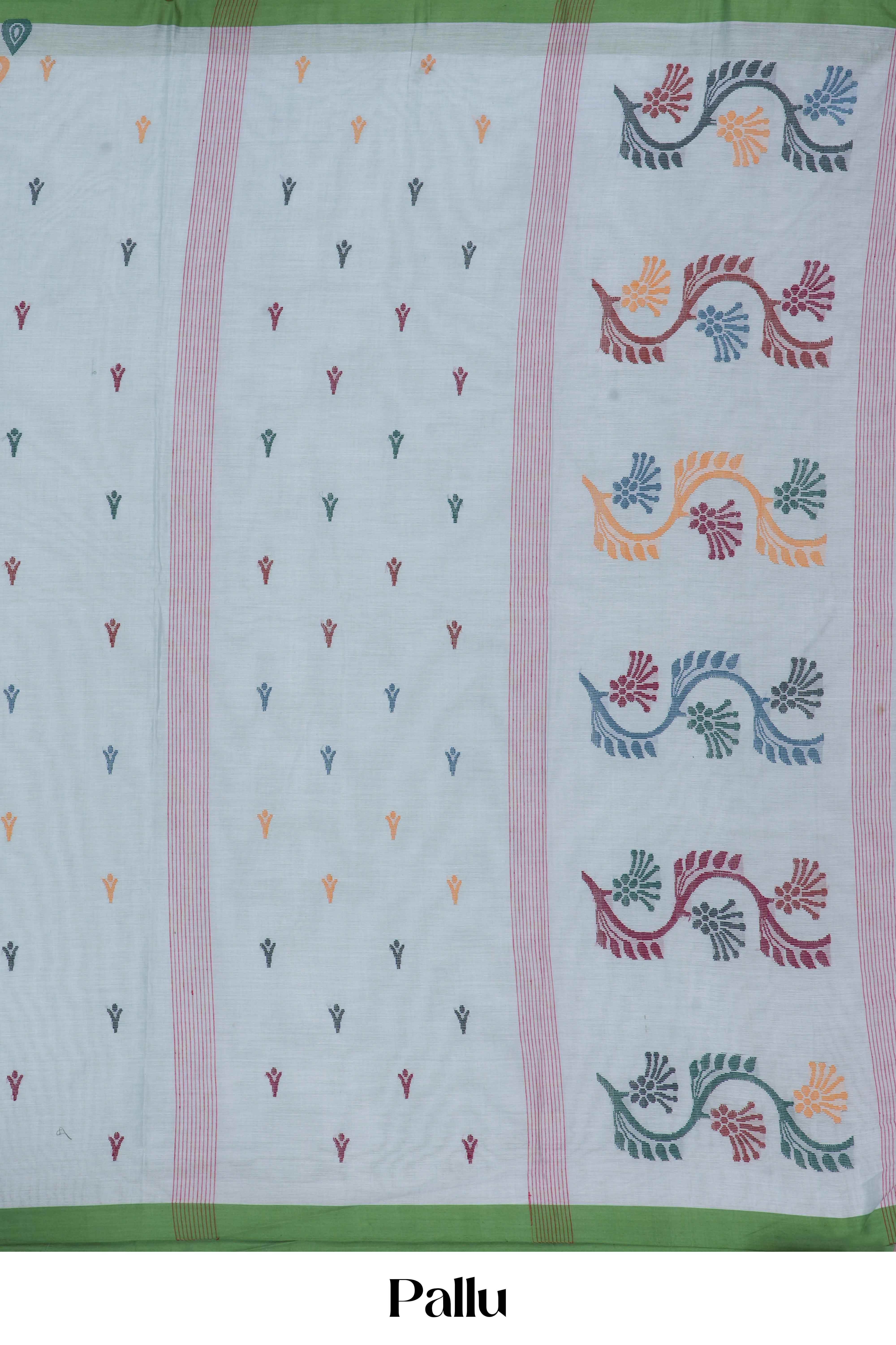 Bengal Cotton With Thread Butta