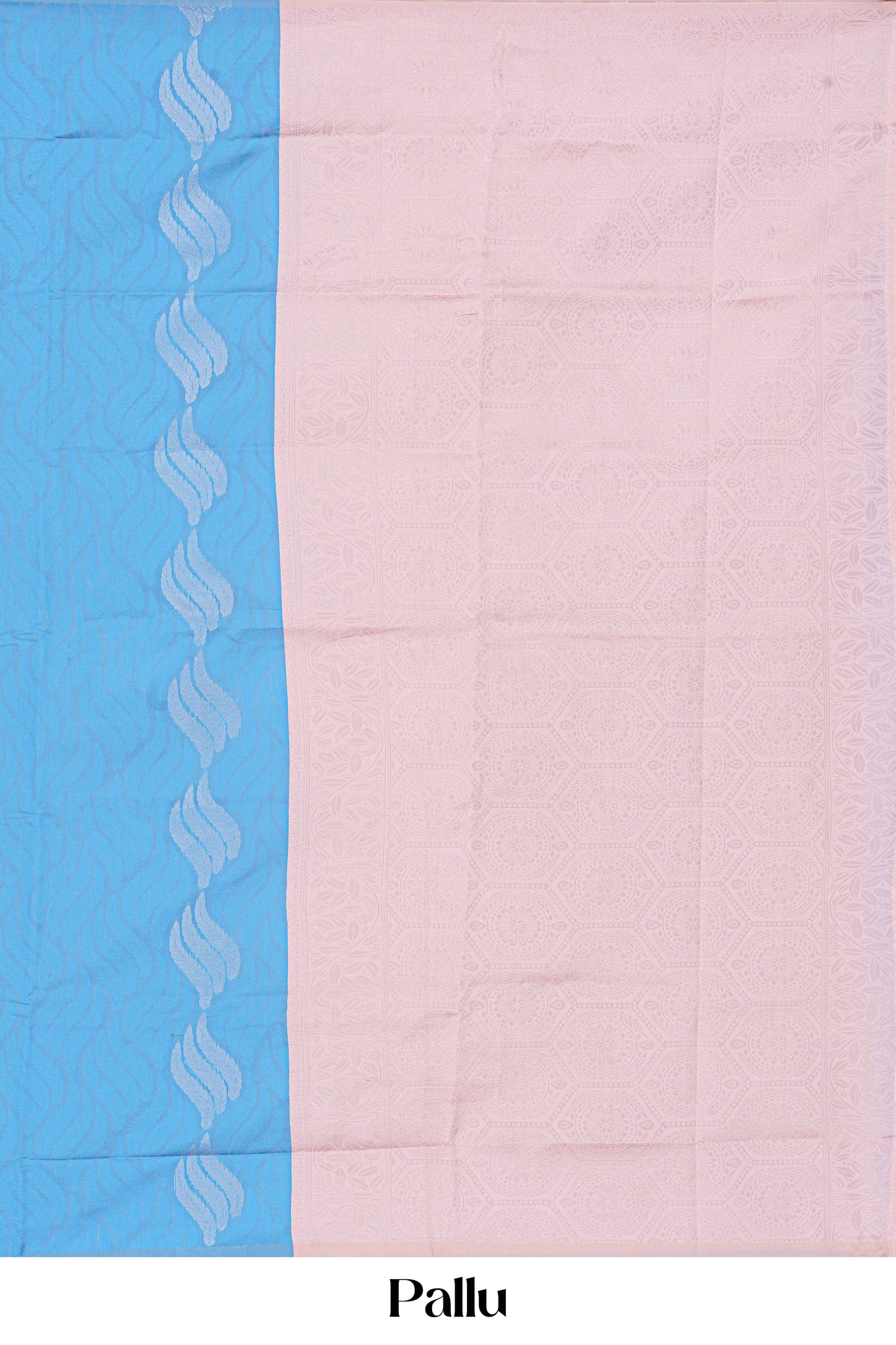 blue lichi silk saree