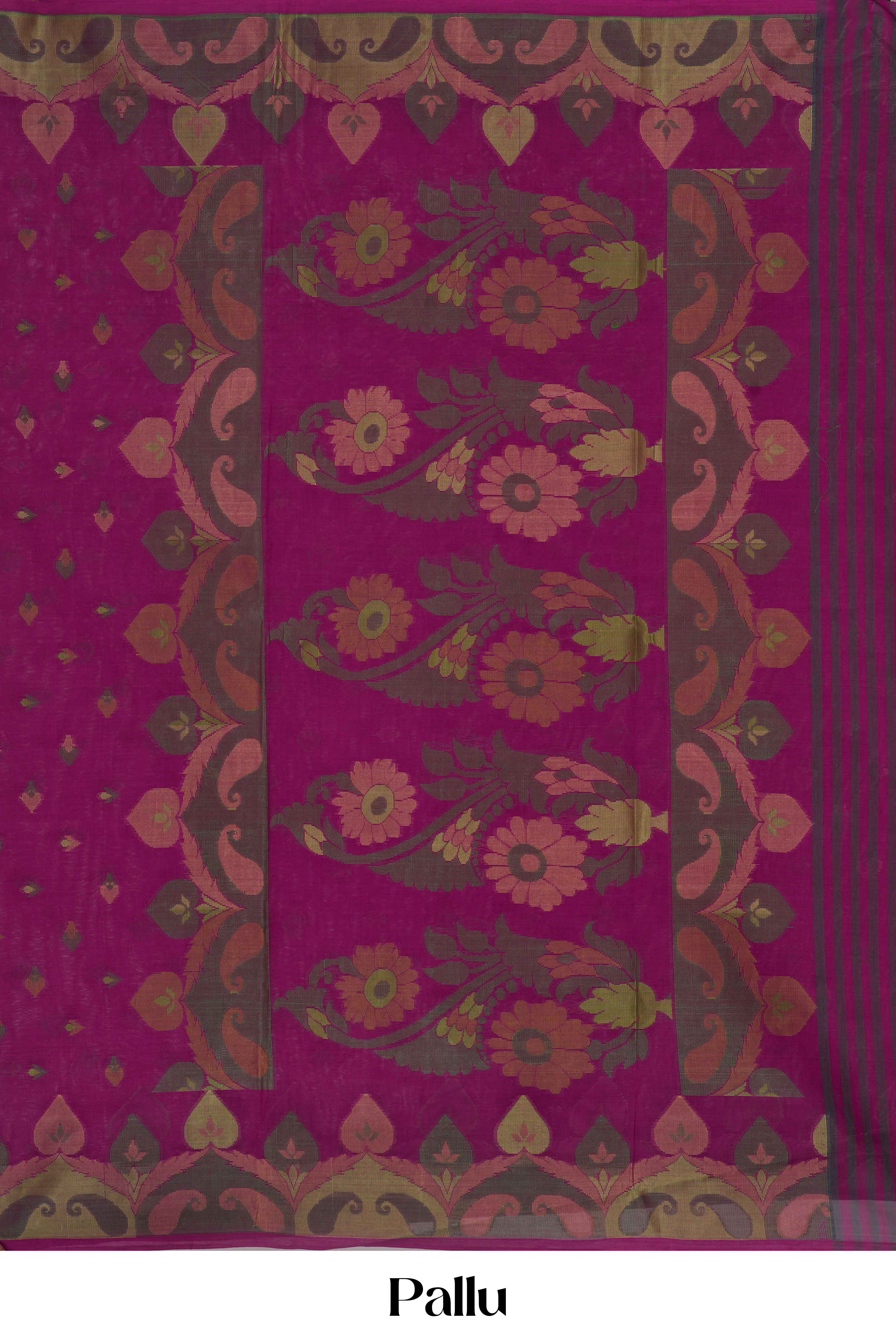 Bengal Cotton With Thread Butta