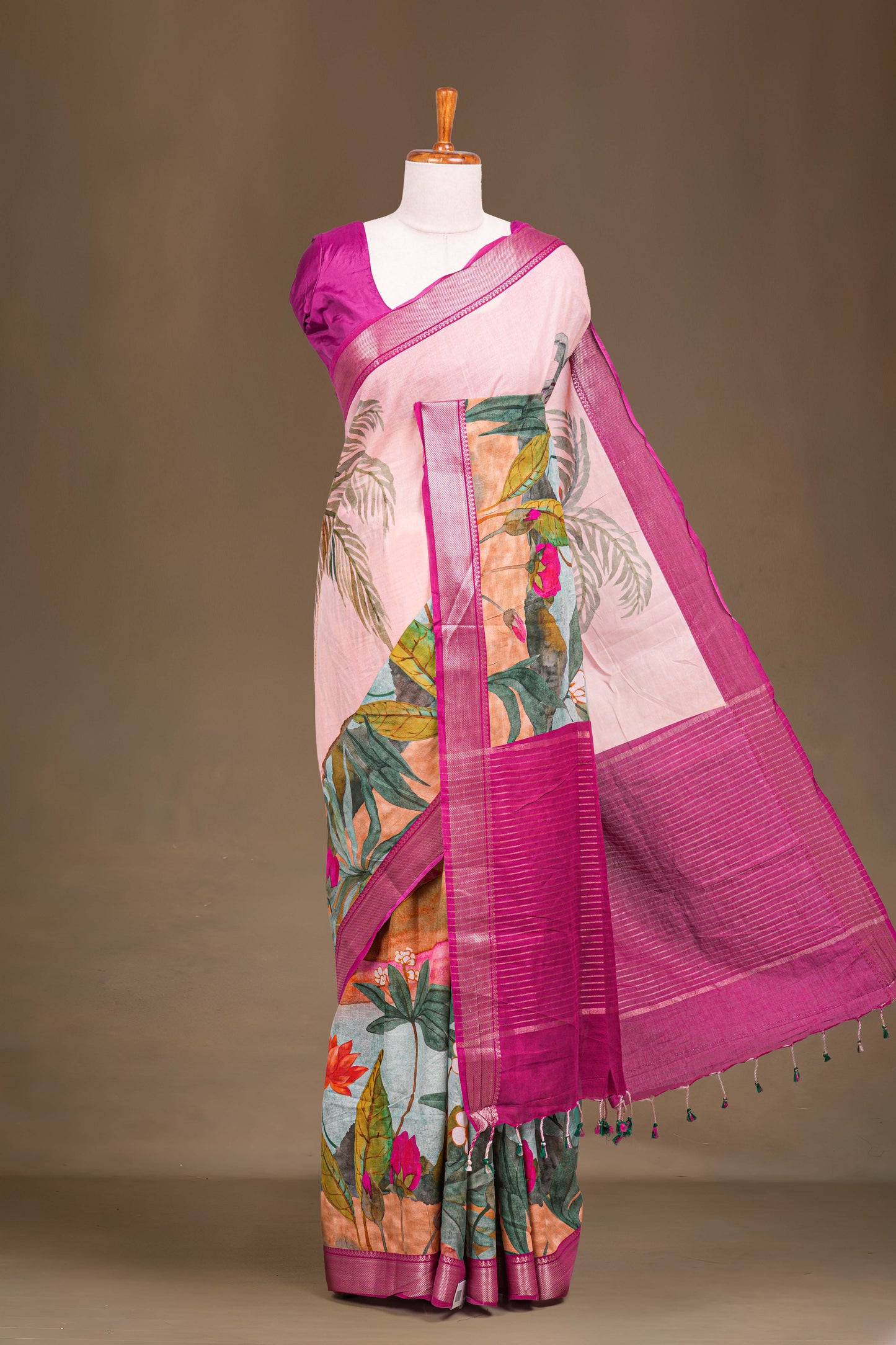 Mangalagiri Pure Cotton Saree