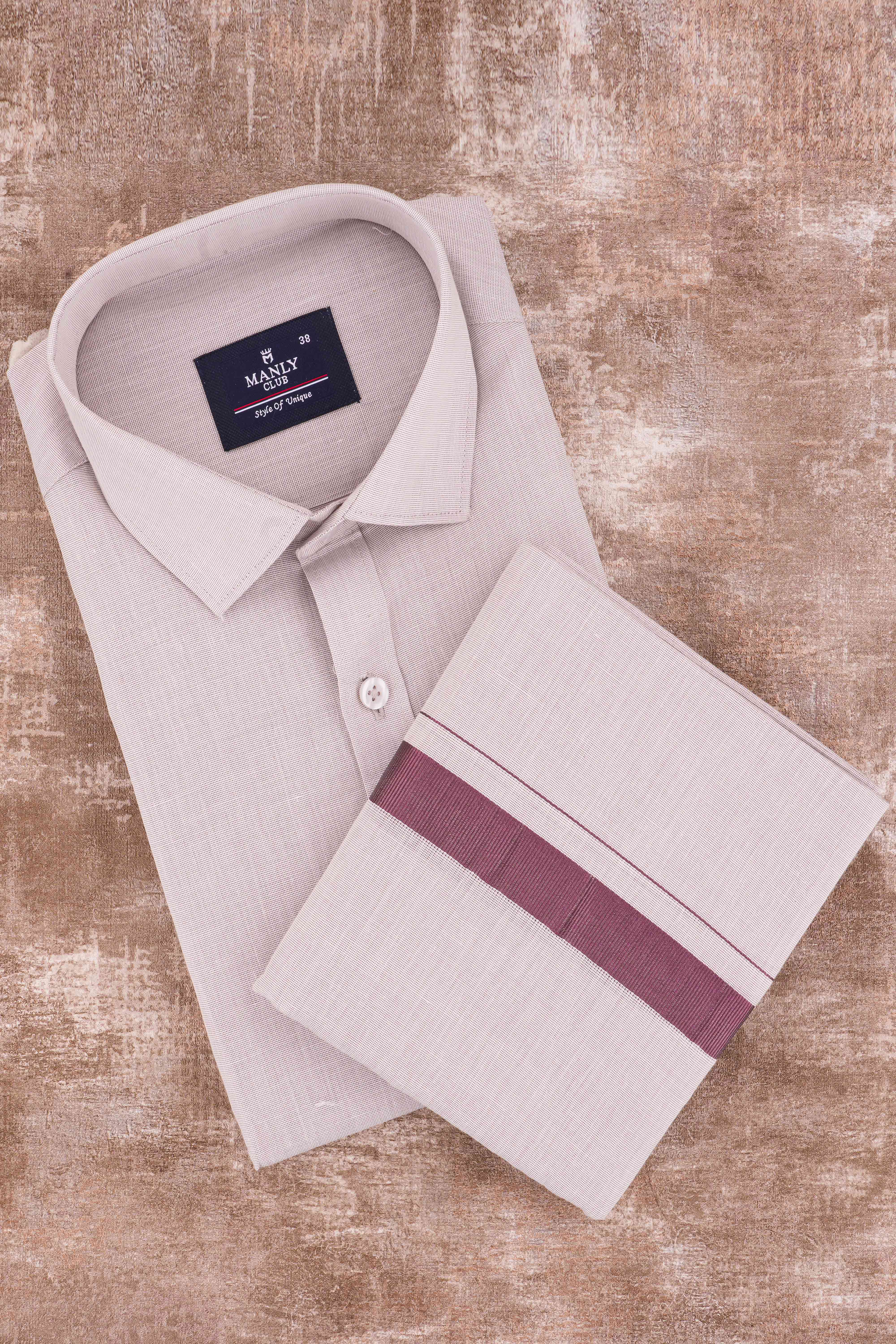 Mens Dhoti Shirt Set