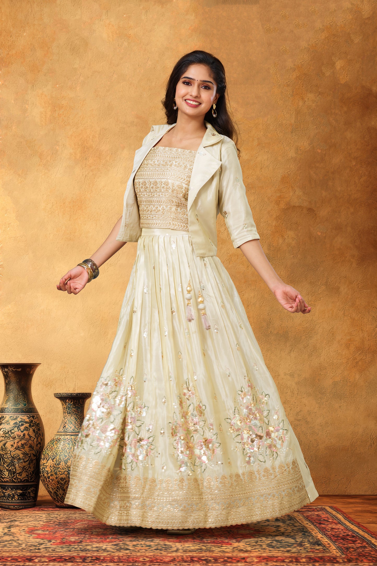 Shimmer Choli