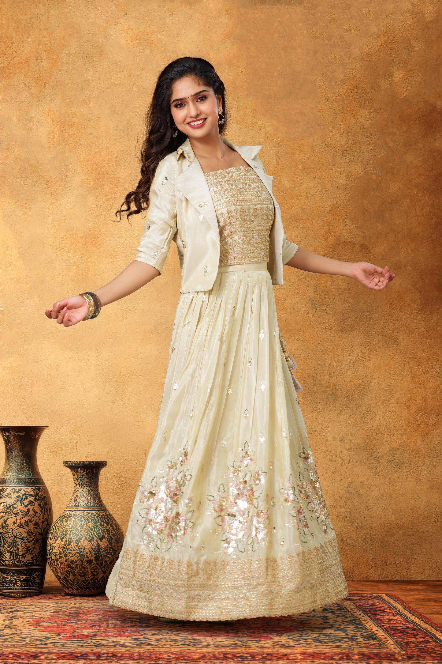 Shimmer Choli